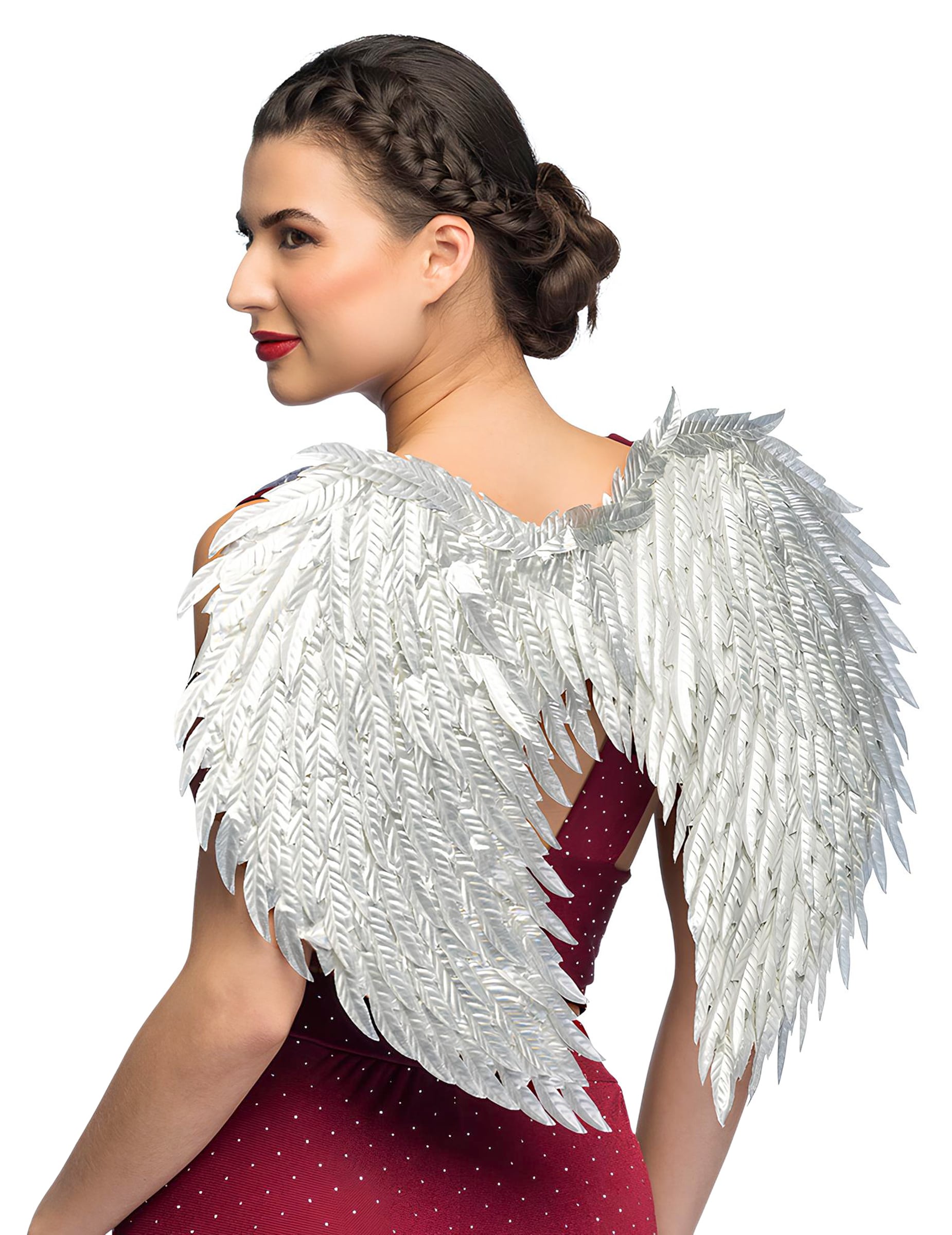 Engelsflügel silber glamourös Erwachsene