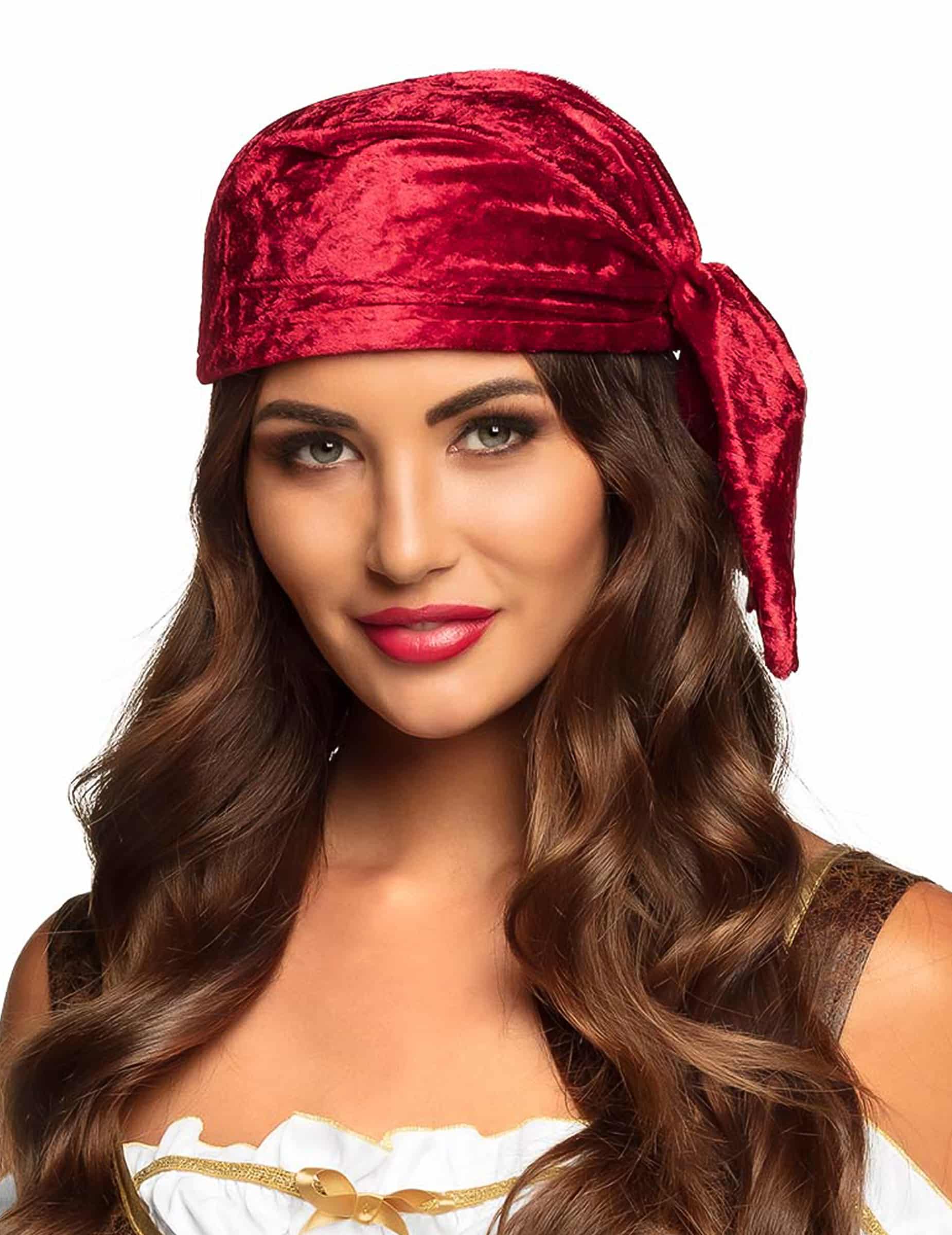 Erwachsenen Piratentuch Accessoire rot