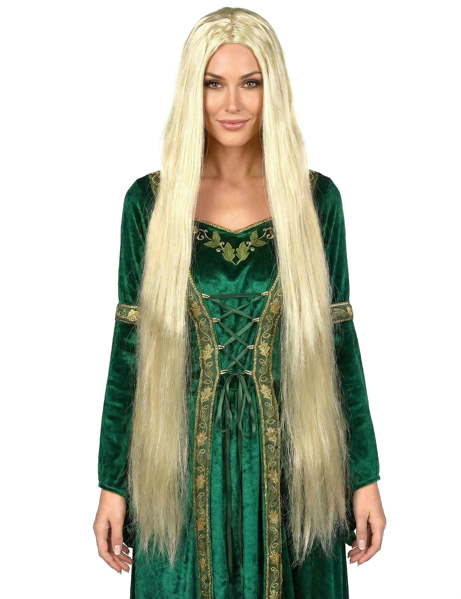 Extralange Damen-Perücke blond