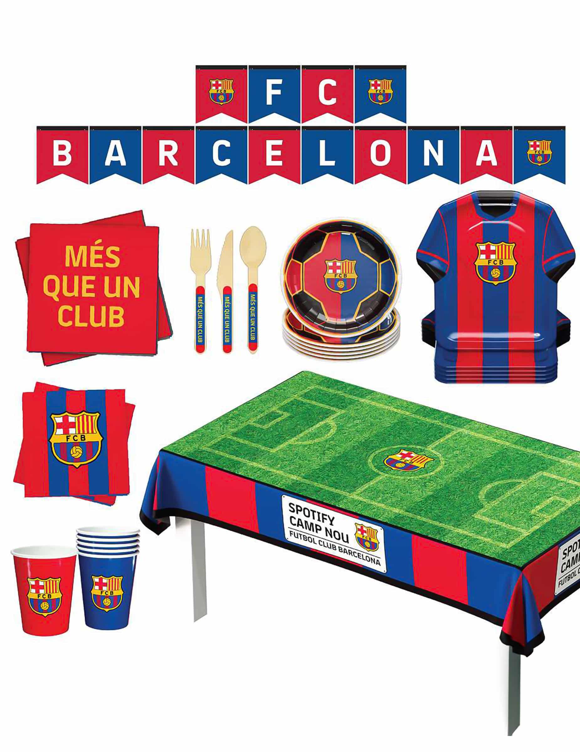 FC Barcelona Geburtstags-Set 44-teilig