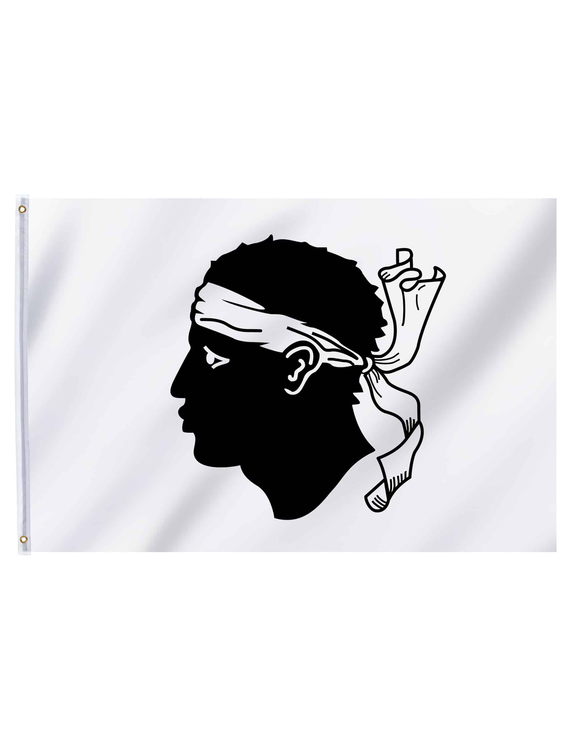 Fahne Korsika Supporter Flagge 150 x 90 cm