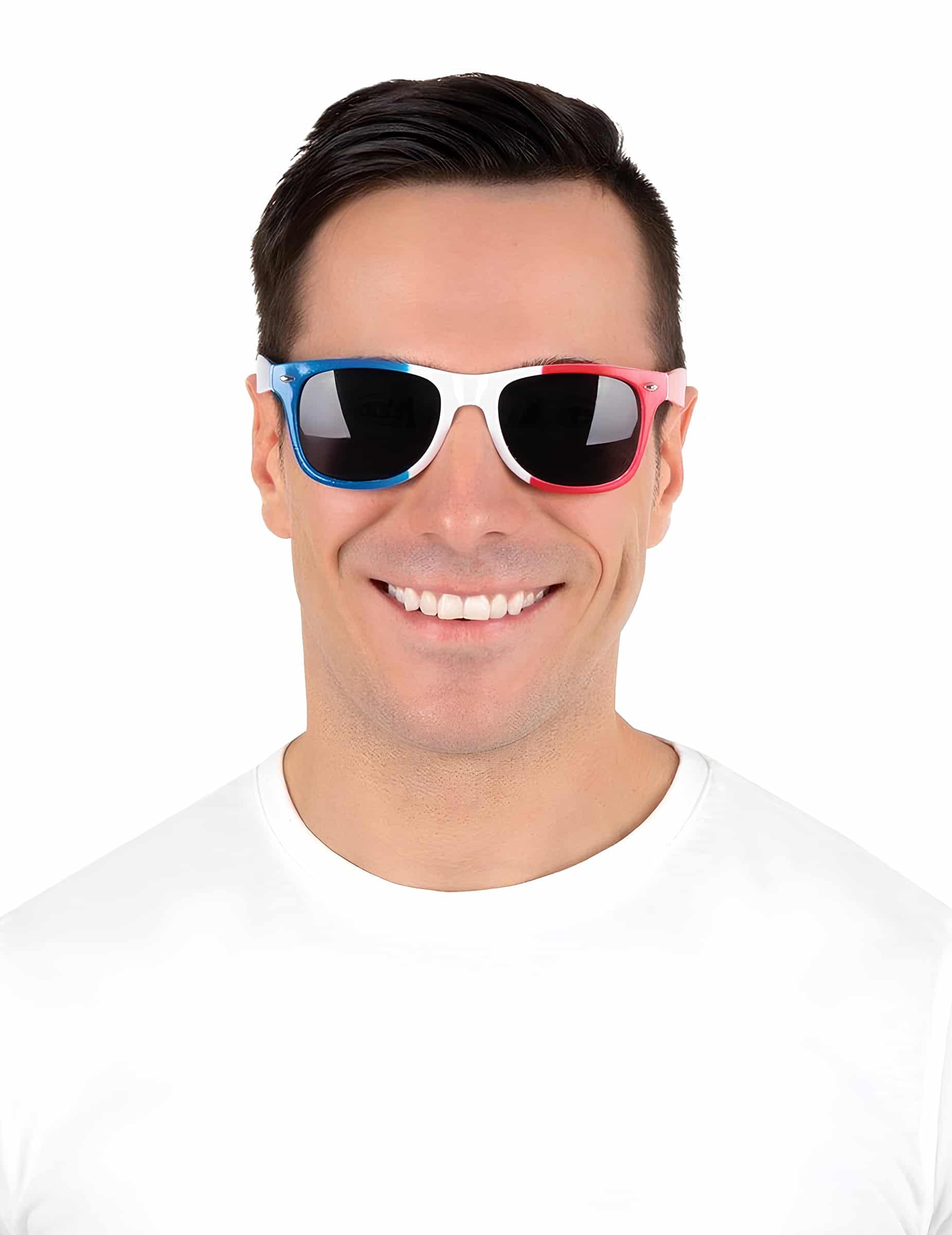 Fan-Brille Frankreich für Erwachsene