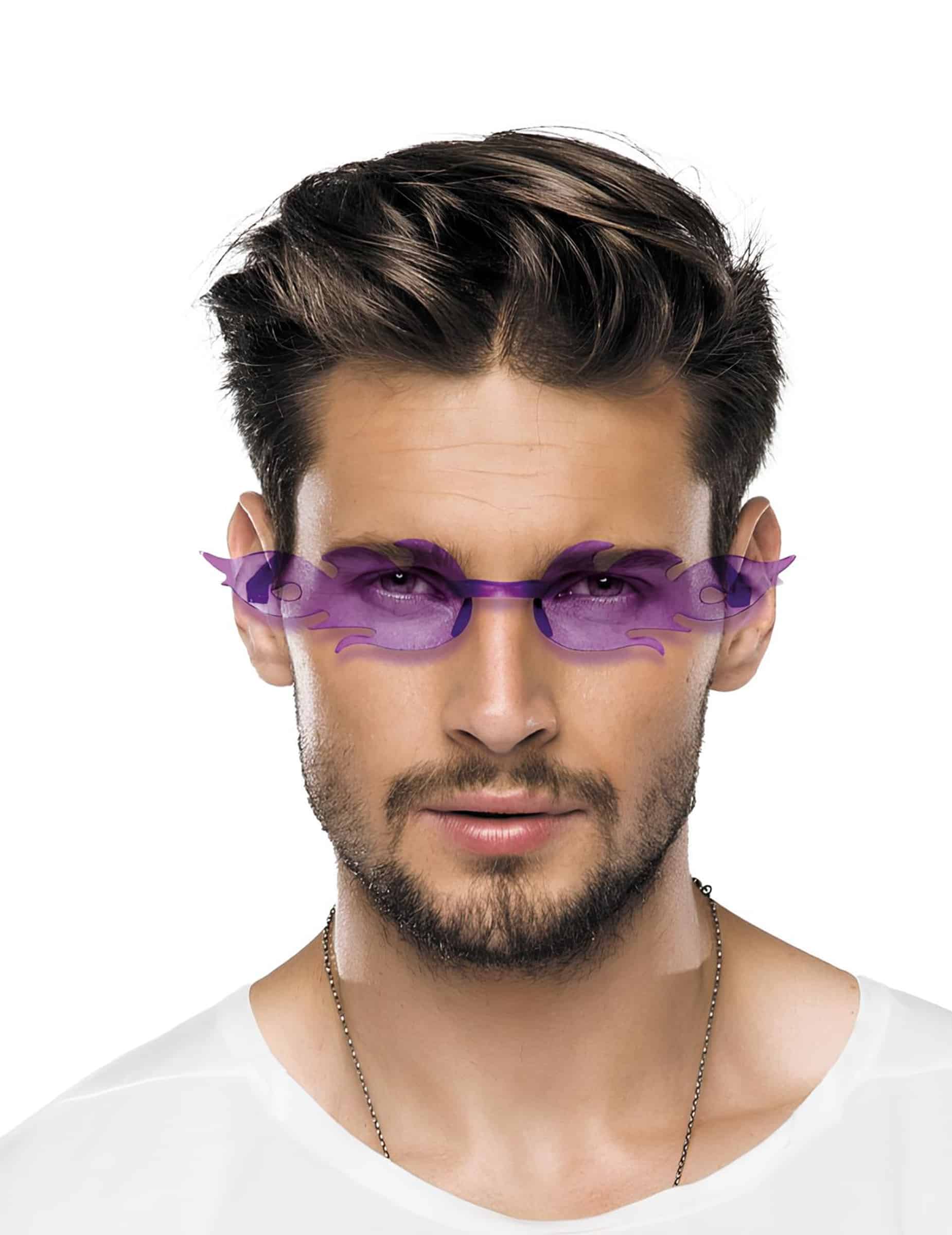 Feuer Sonnenbrille für Erwachsene violett