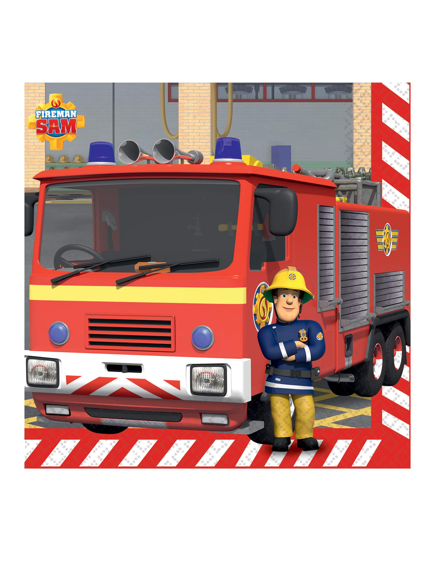 Feuerwehrmann Sam-Papierservietten