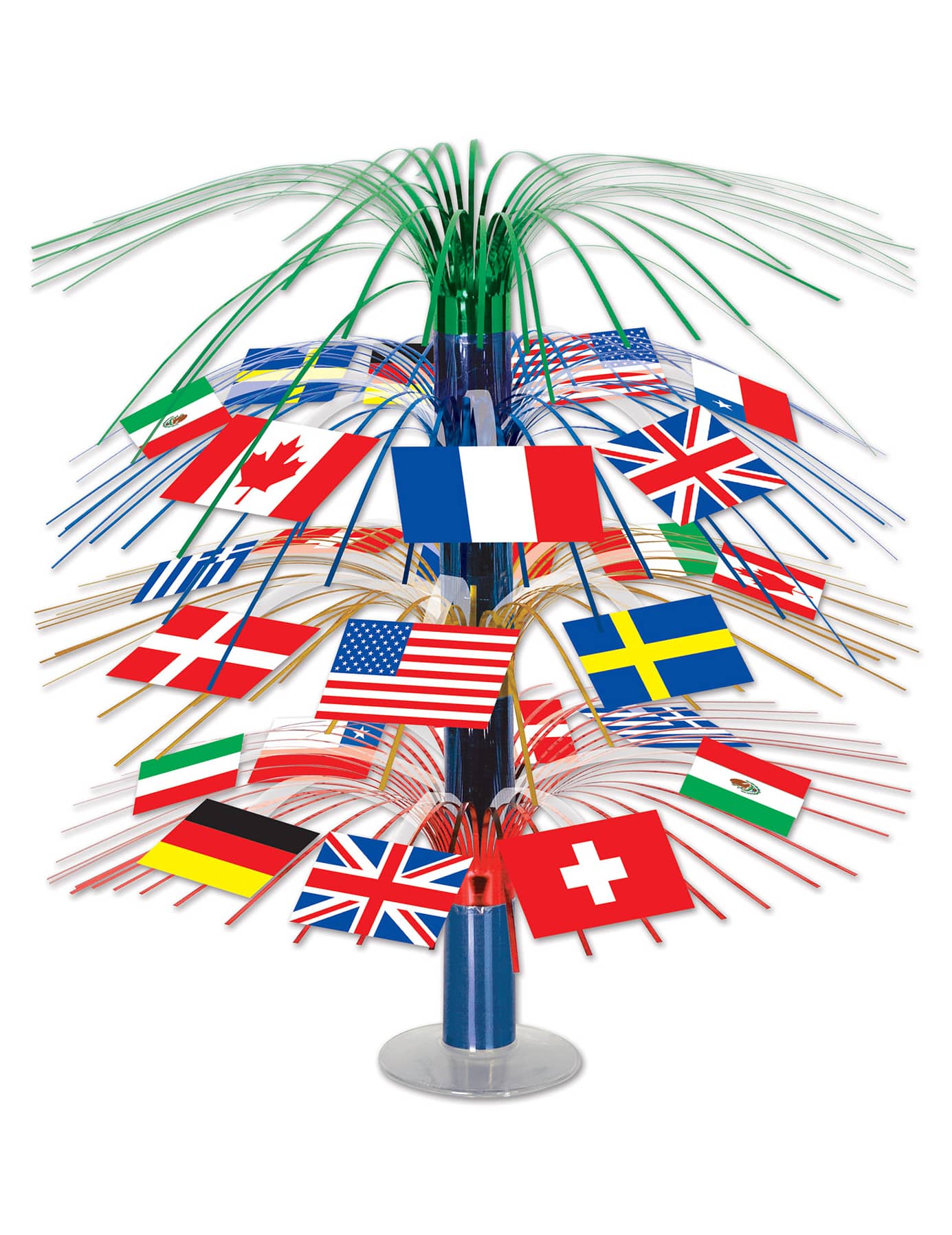 Flaggen der Welt Tischdekoration