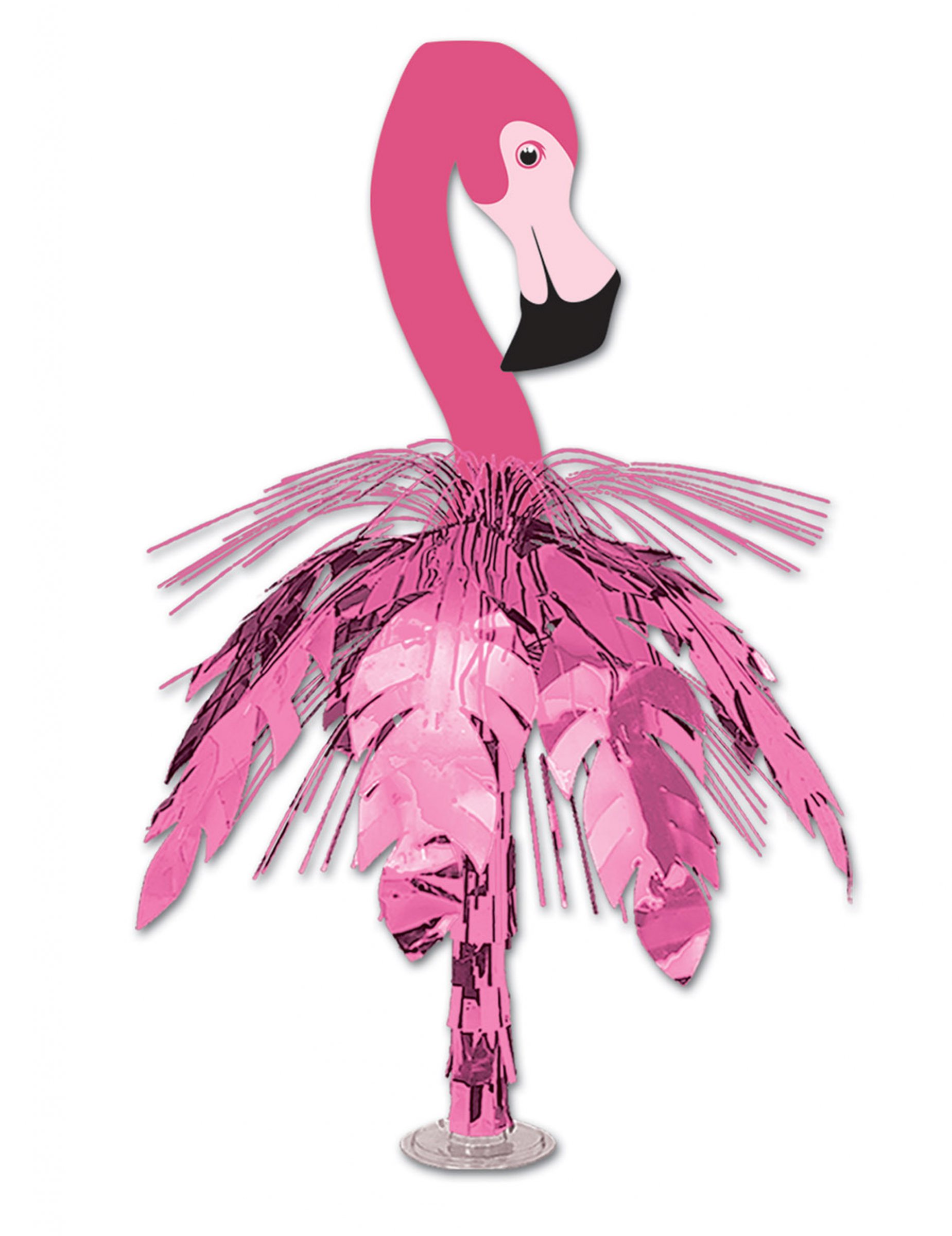 Flamingo Kaskaden-Tischdeko 62 cm exotische Party-Deko