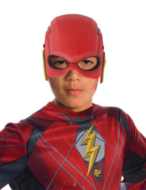 Flash-Halbmaske für Kinder DC-Lizenzmaske rot