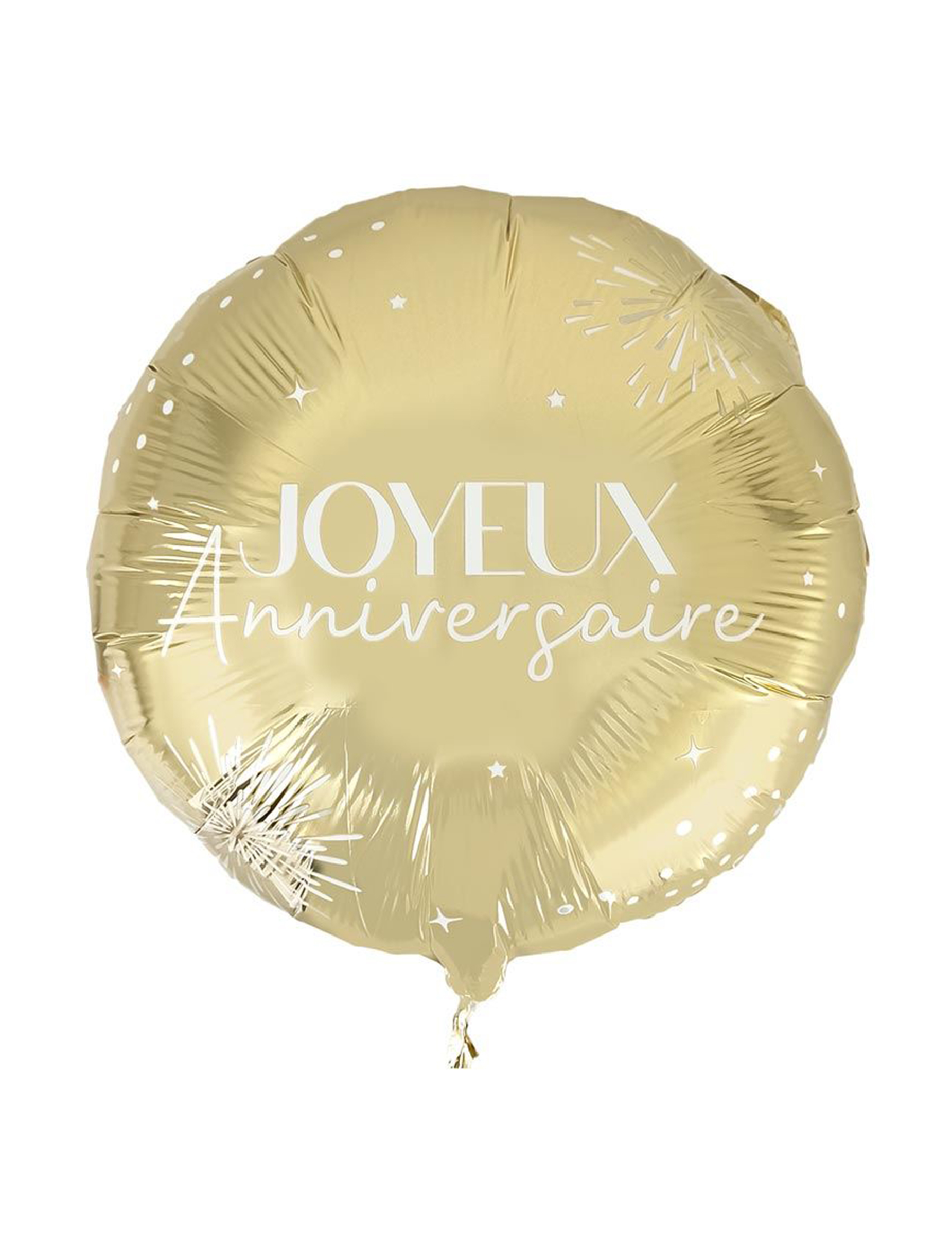Folienballon Happy Birthday Gold 35 cm