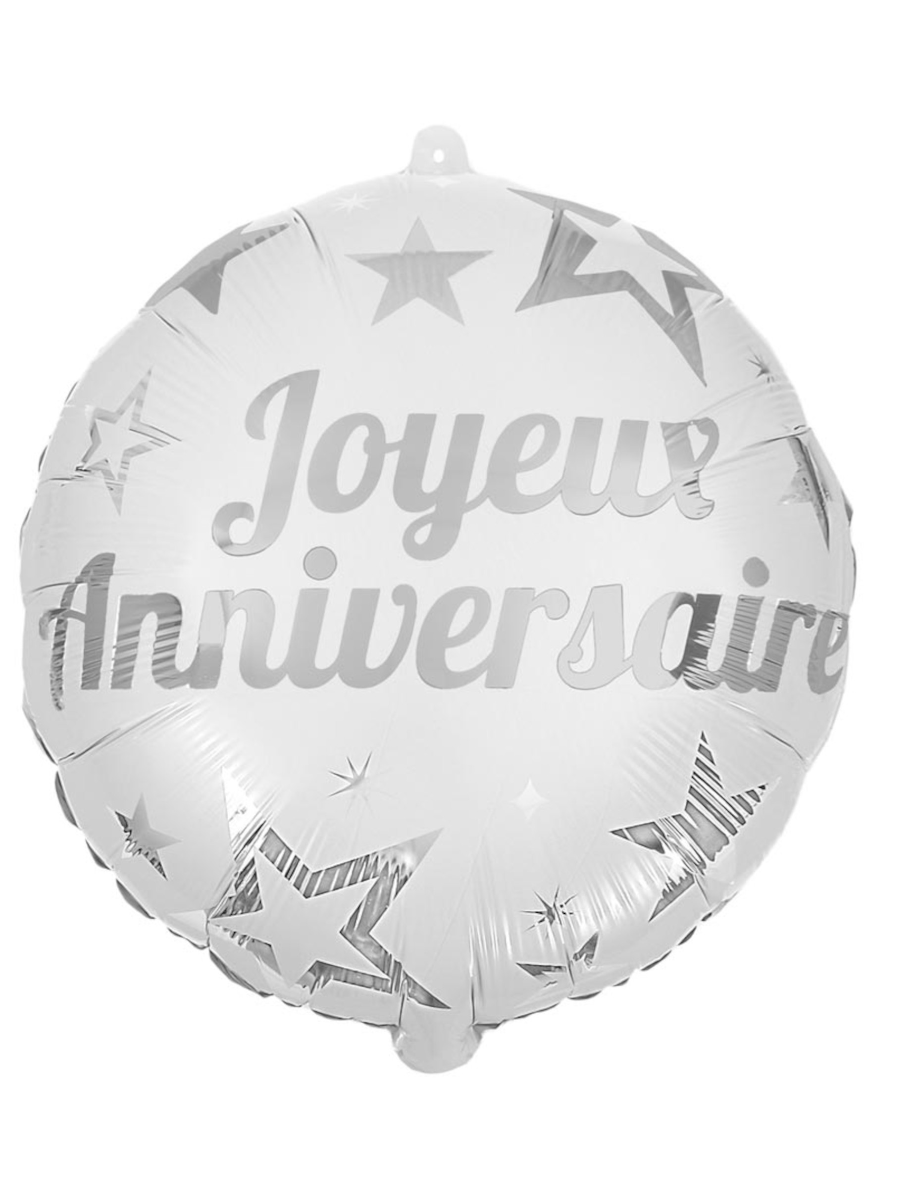 Folienballon Happy Birthday Weiß 45 cm