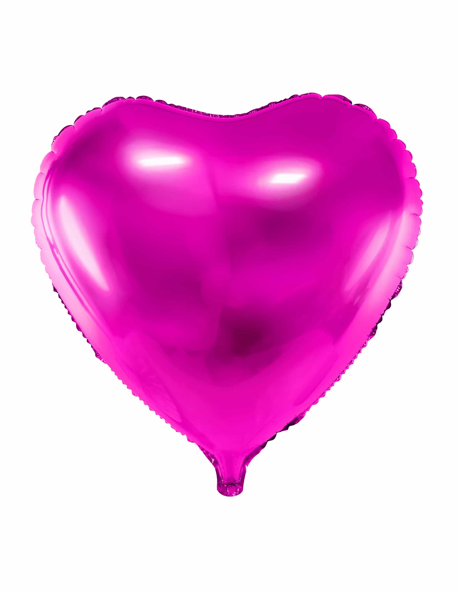 Folienballon Herz Pink Glänzend