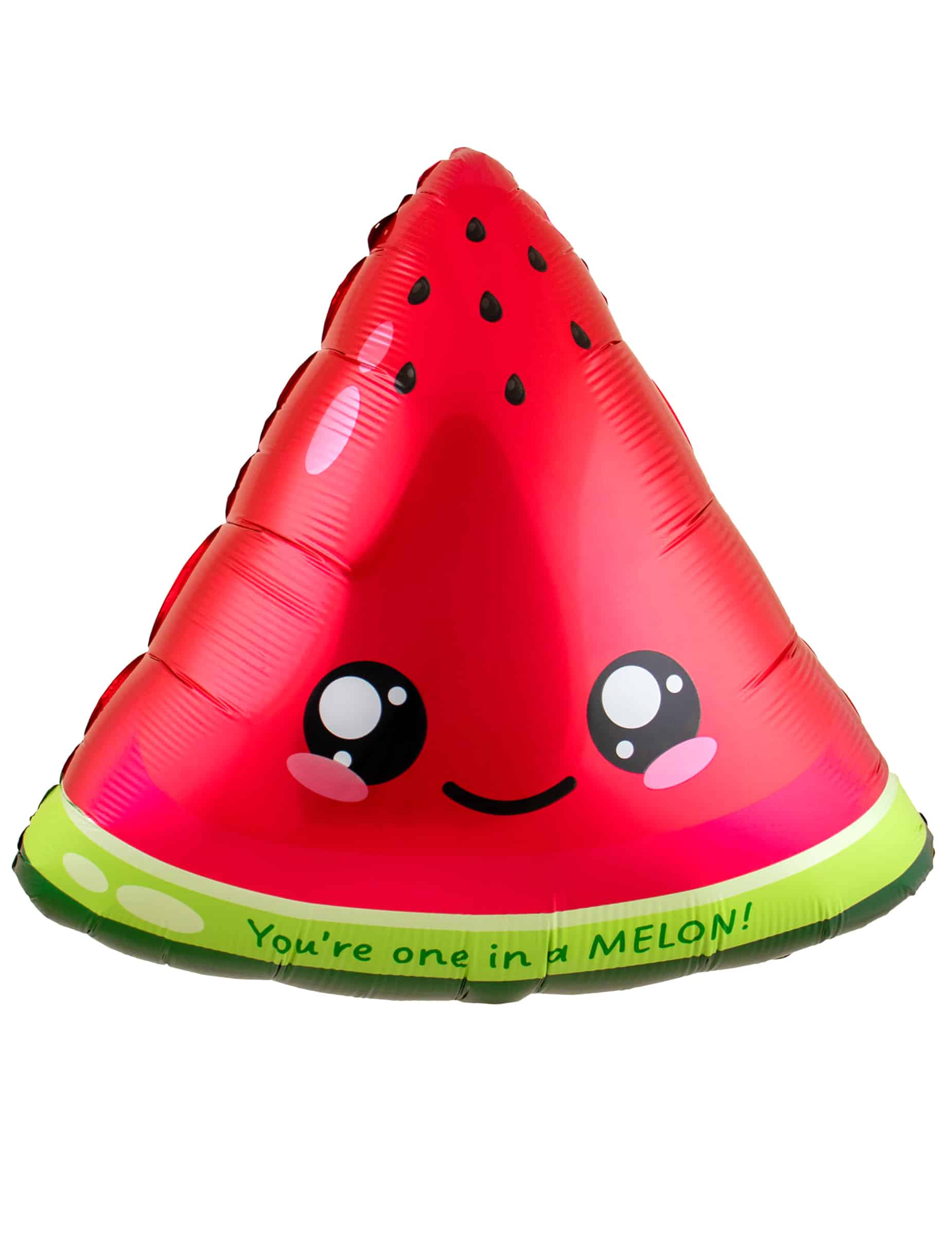 Folienballon Kawaii-Wassermelone 60 x 57 cm