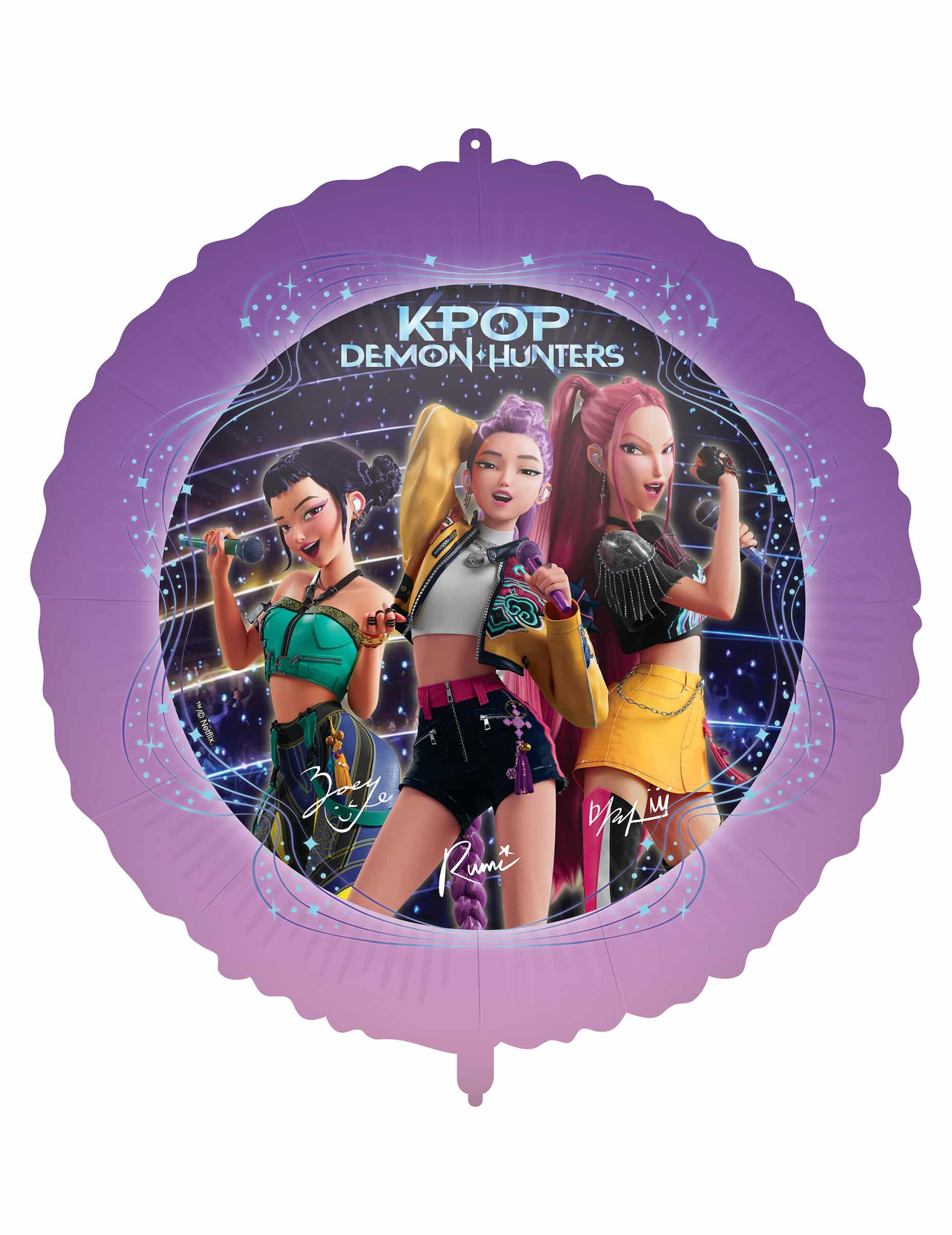 Folienballon Kpop Demon Hunter Aluminium violett
