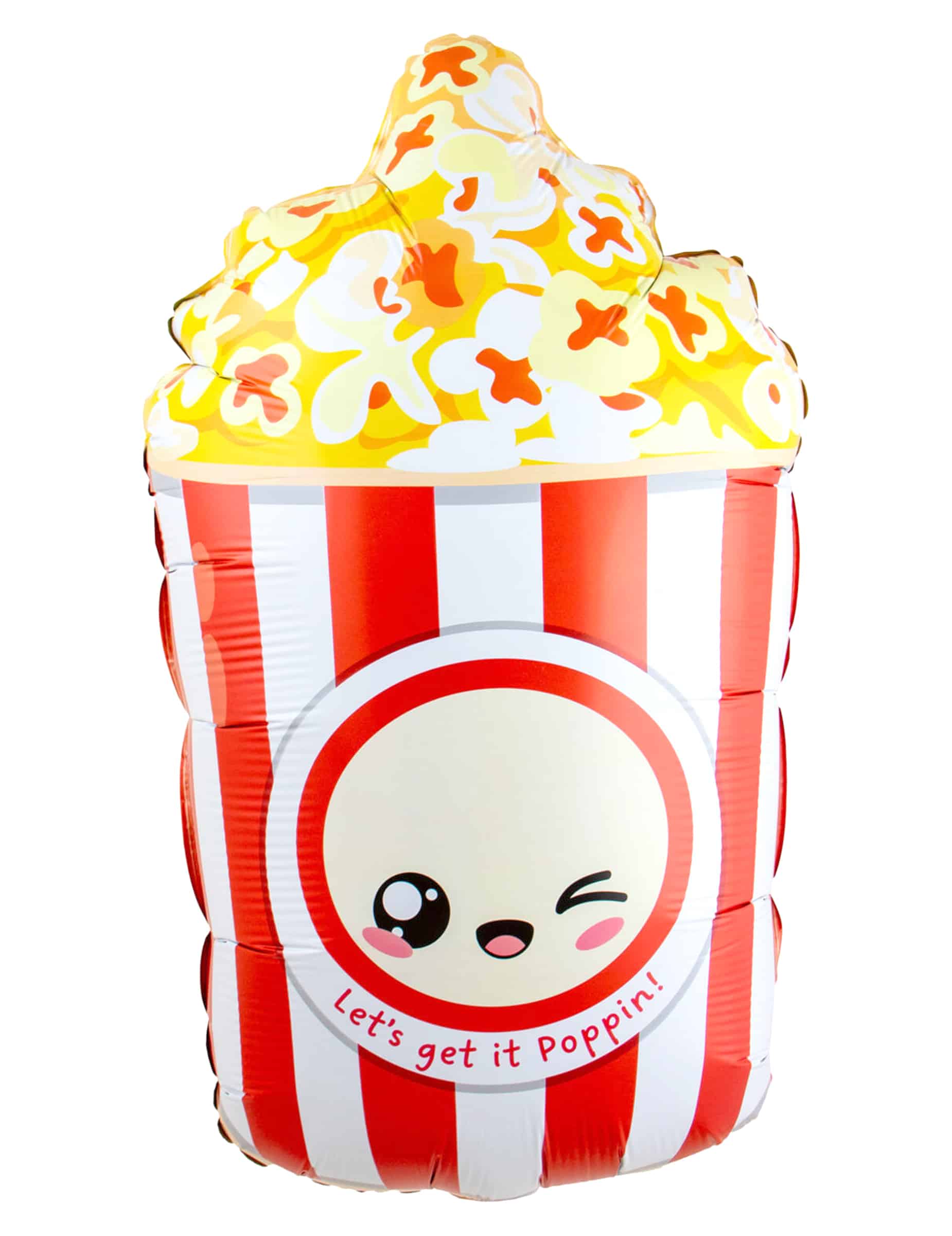 Folienballon Popcorn Kawaii 37 x 60 cm