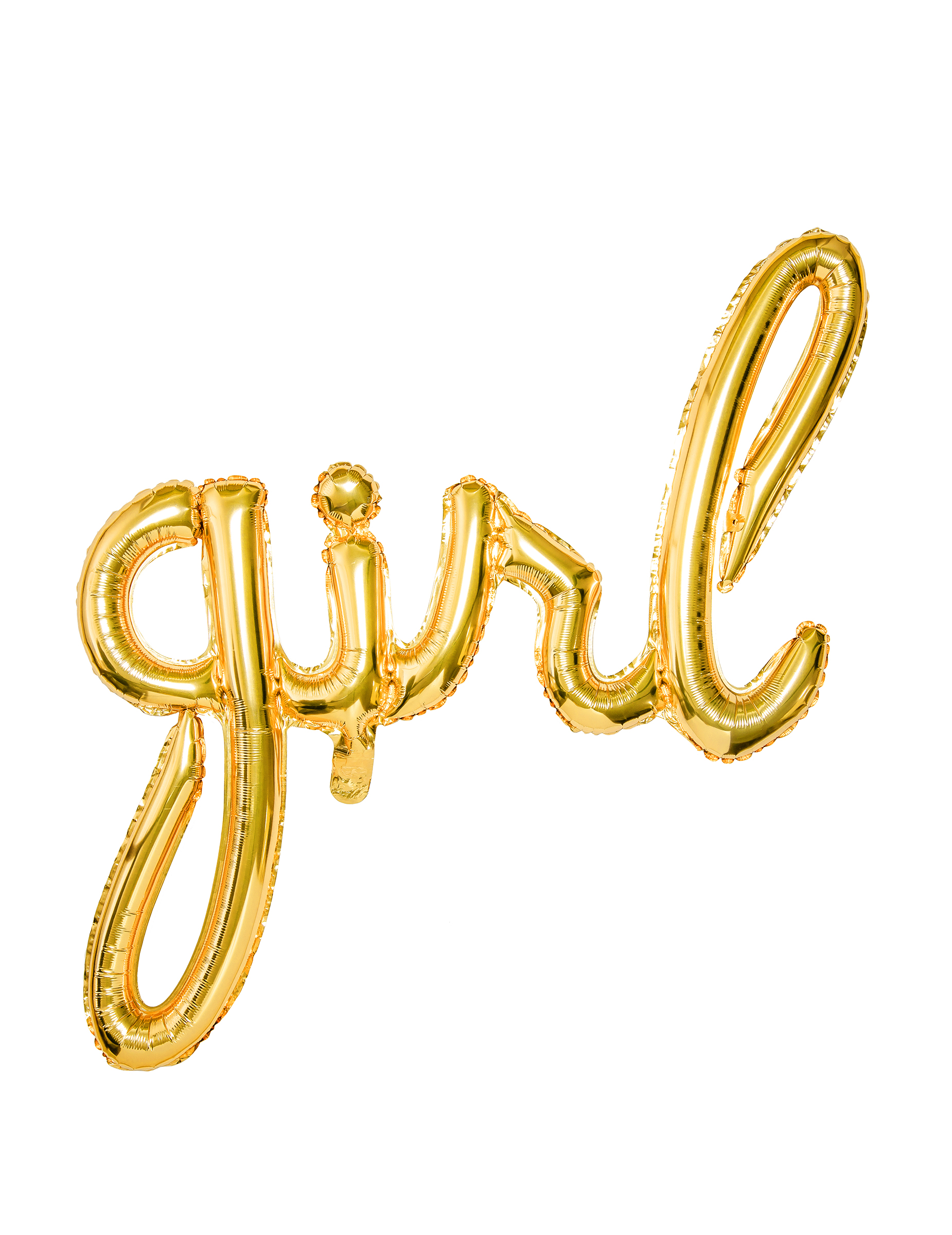 Folienballon Schriftzug Girl gold 77 x 70 cm