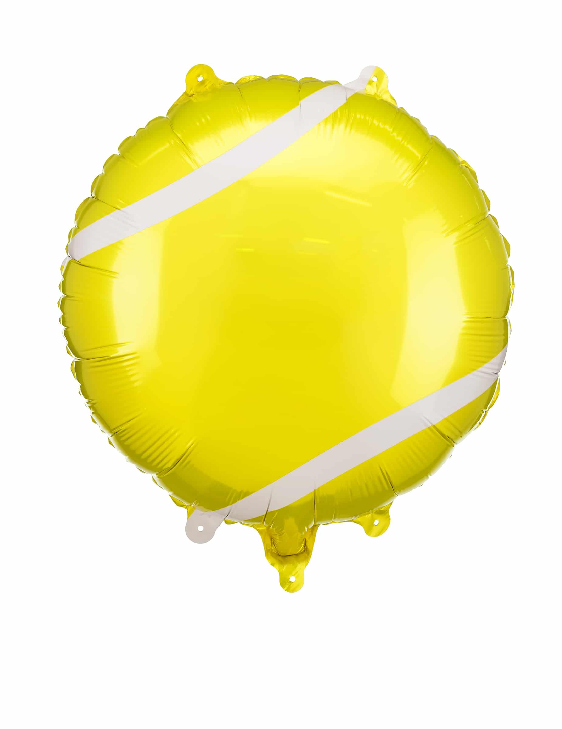 Folienballon Tennisball Aluminium gelb