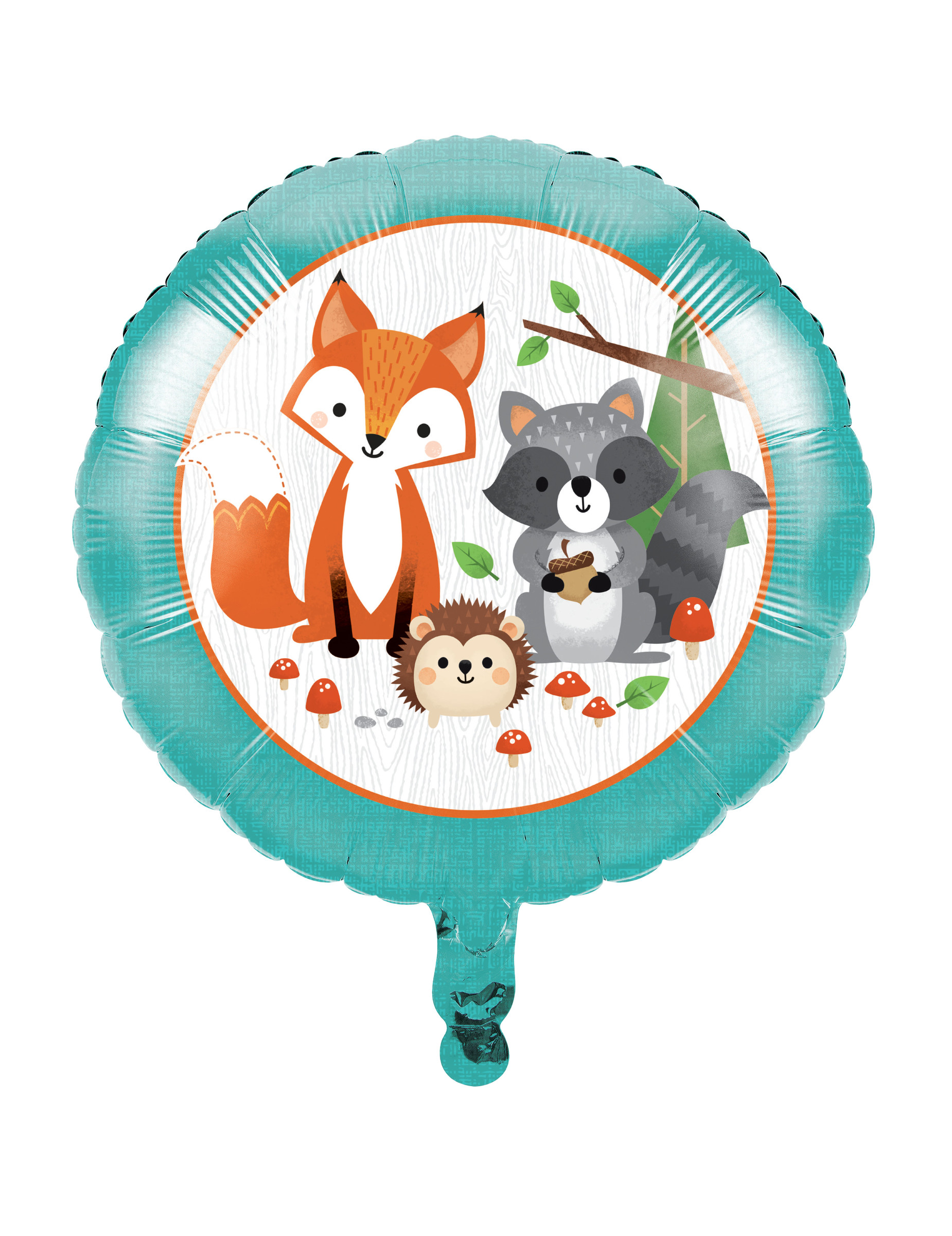 Folienballon Waldtiere Aluminium 45 cm