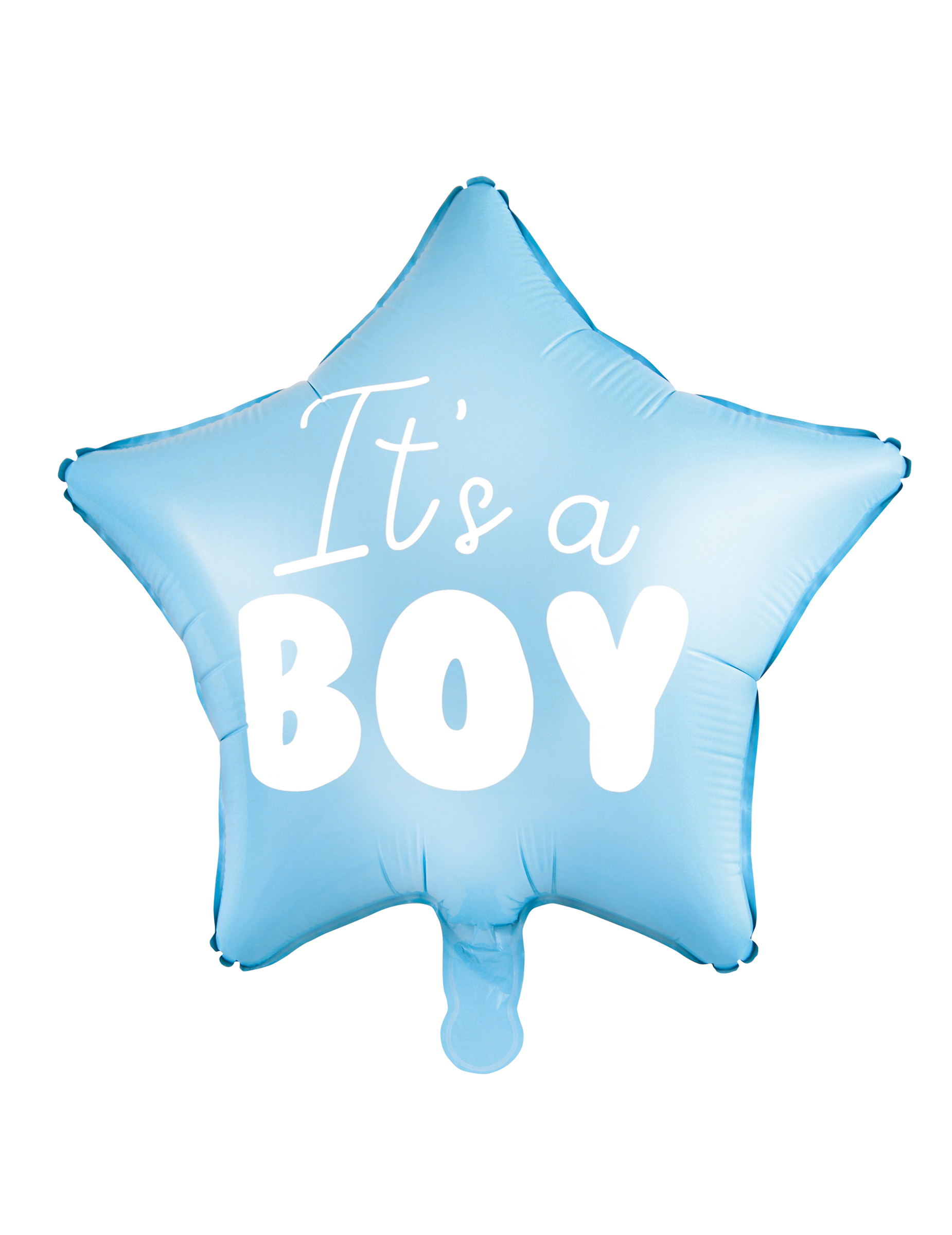 Folienballon blauer Stern It's a Boy 48 cm Babyparty