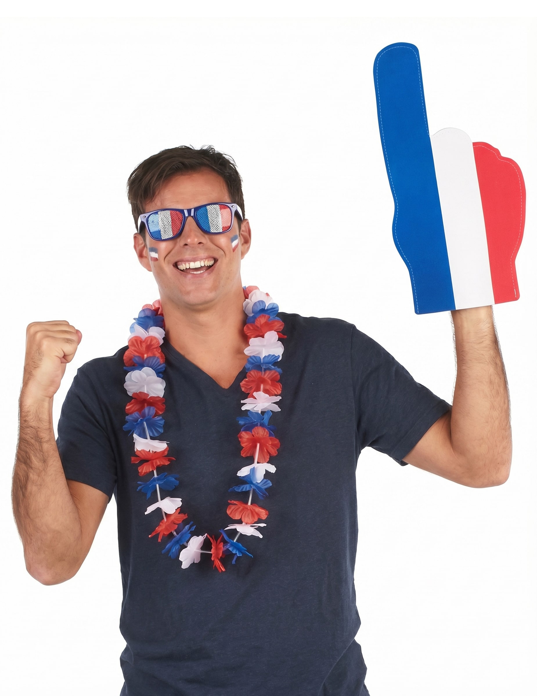 Frankreich Fan-Set: Brille