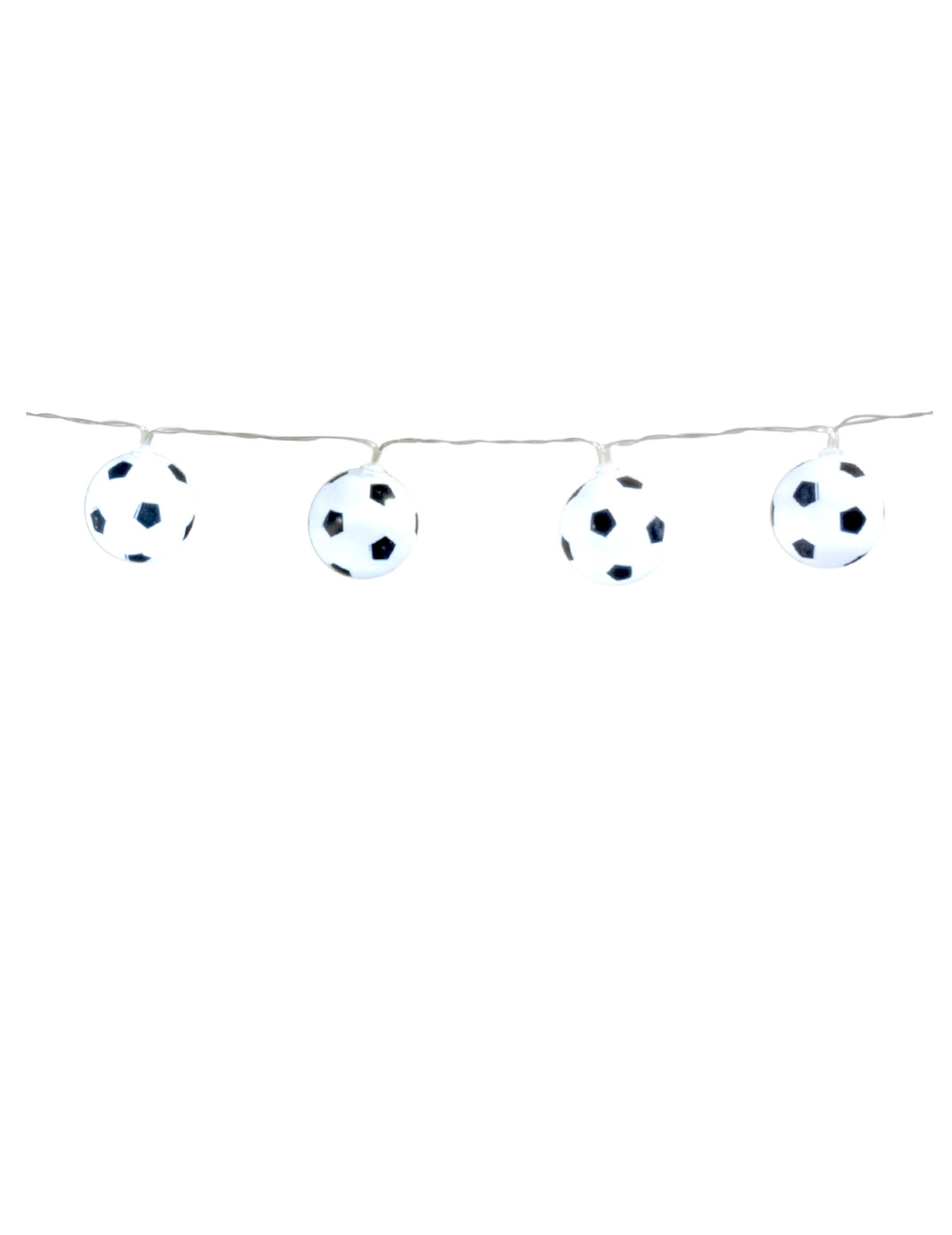 Fußball Lichterkette 140 cm batteriebetrieben