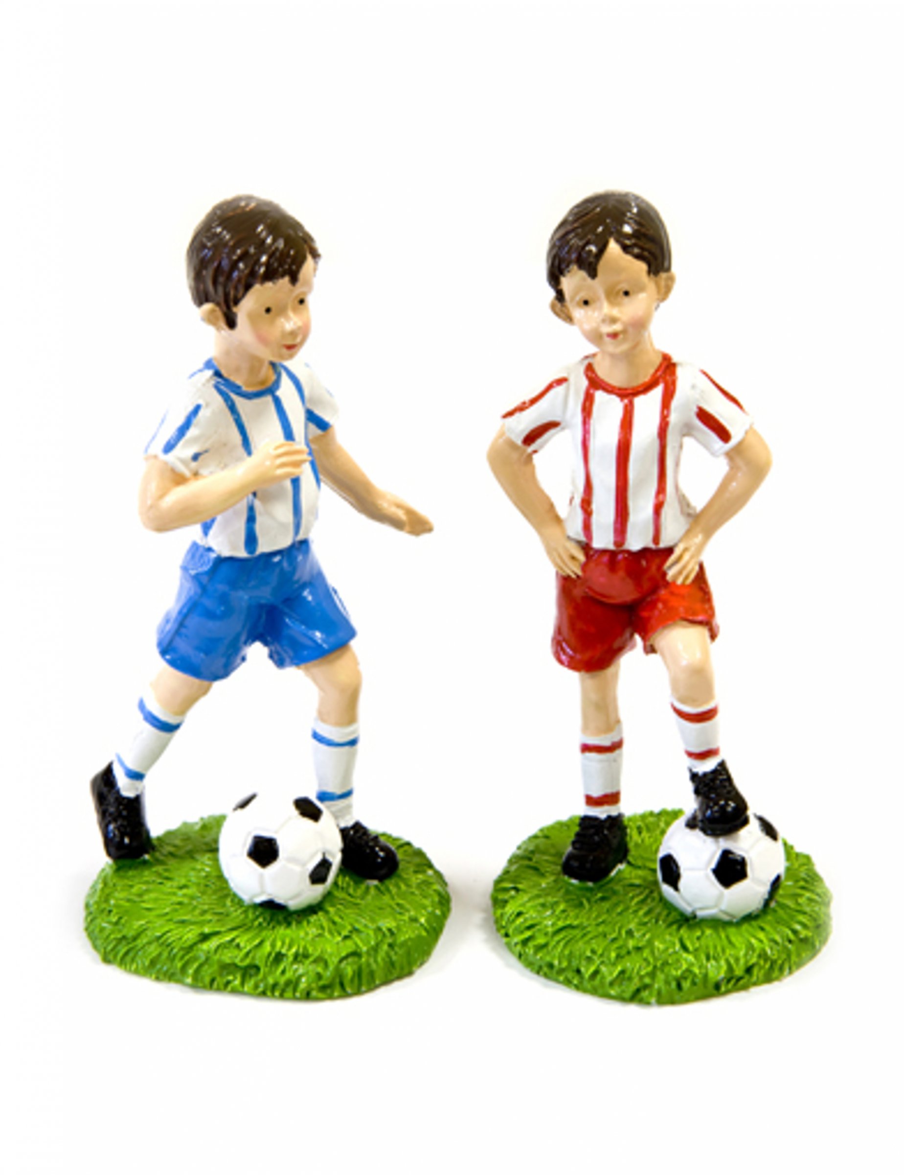 Fußballspieler Figur aus Harz 6 cm für Kuchen