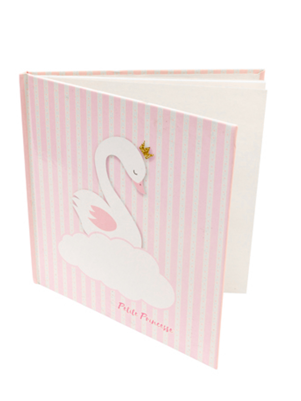 Gästebuch Babyparty Schwan rosa 40 Seiten kleine Prinzessin