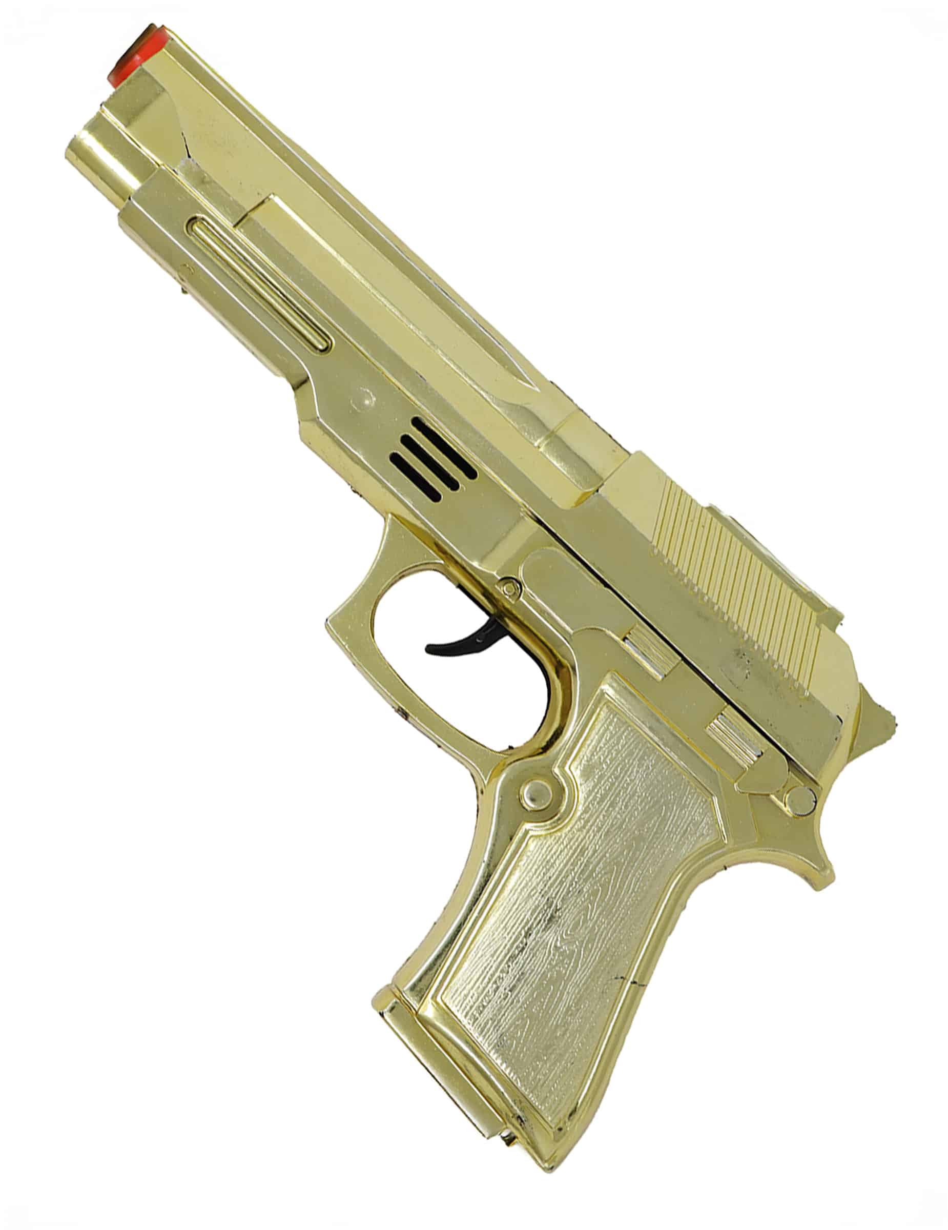 Gangster Pistole 22 cm gold