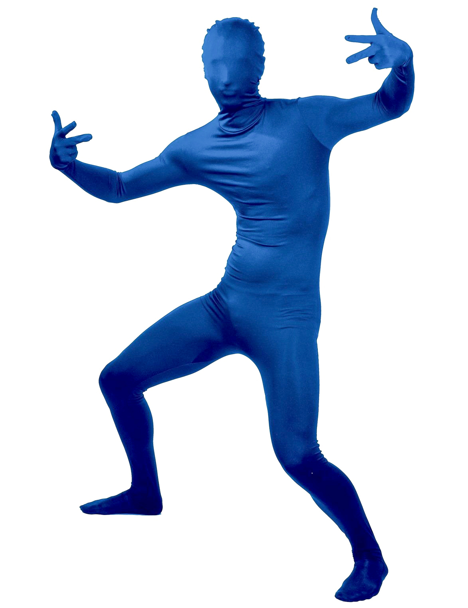 Ganzkörperanzug für Erwachsene blau
