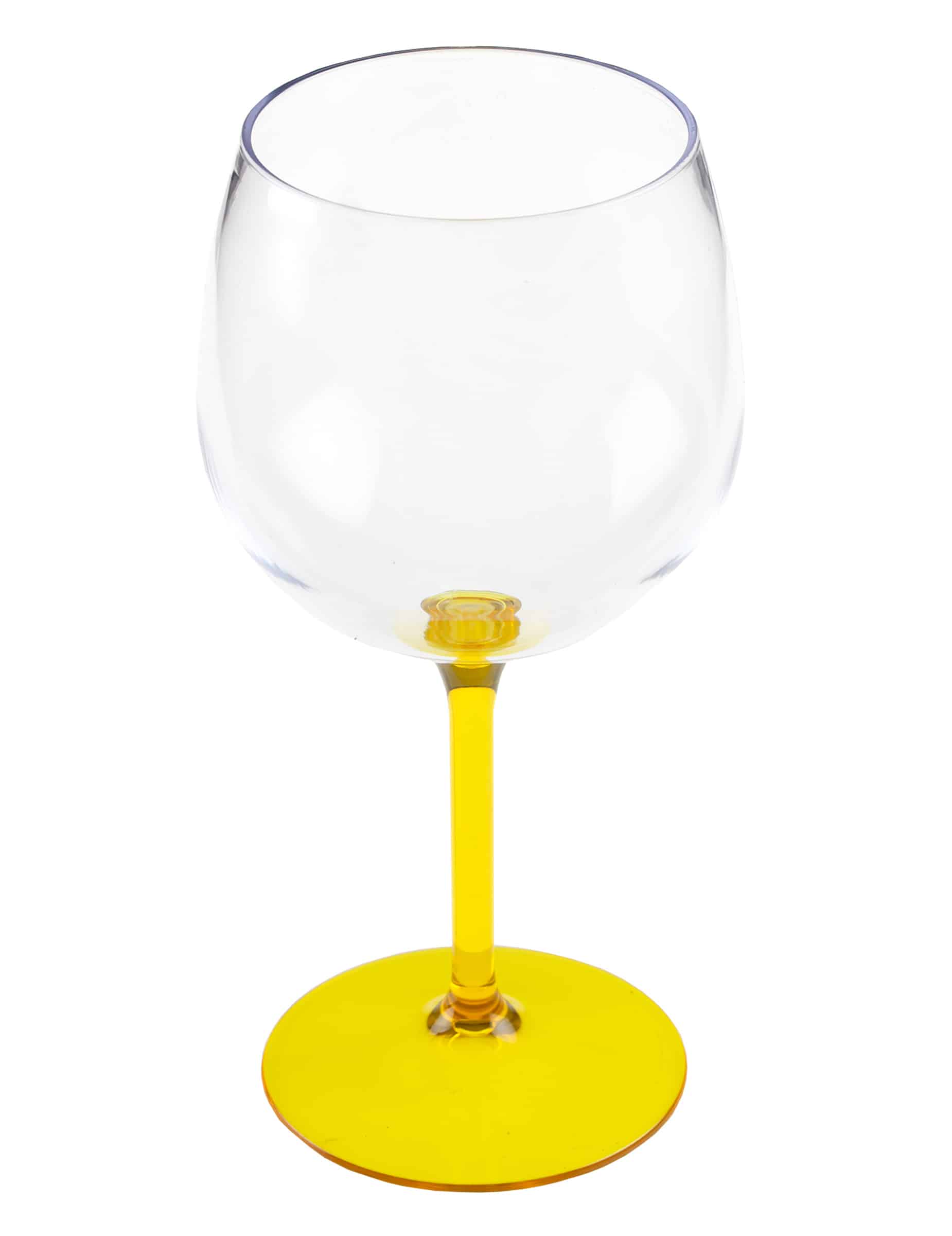 Gelbes Cocktail-Ballonglas aus Kunststoff 58