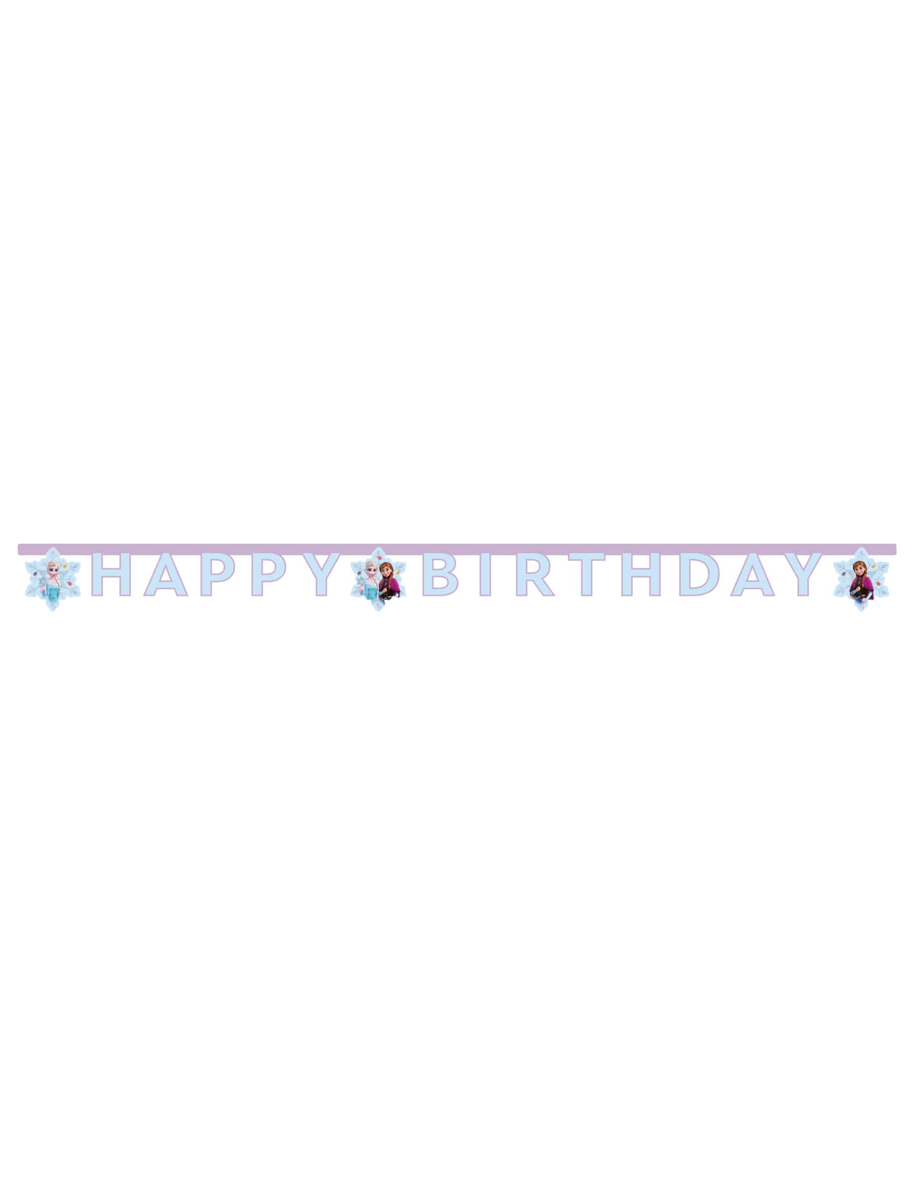 Gelenk-Girlande Happy Birthday Die Eiskönigin Frozen Idyllic Wonder 200 cm