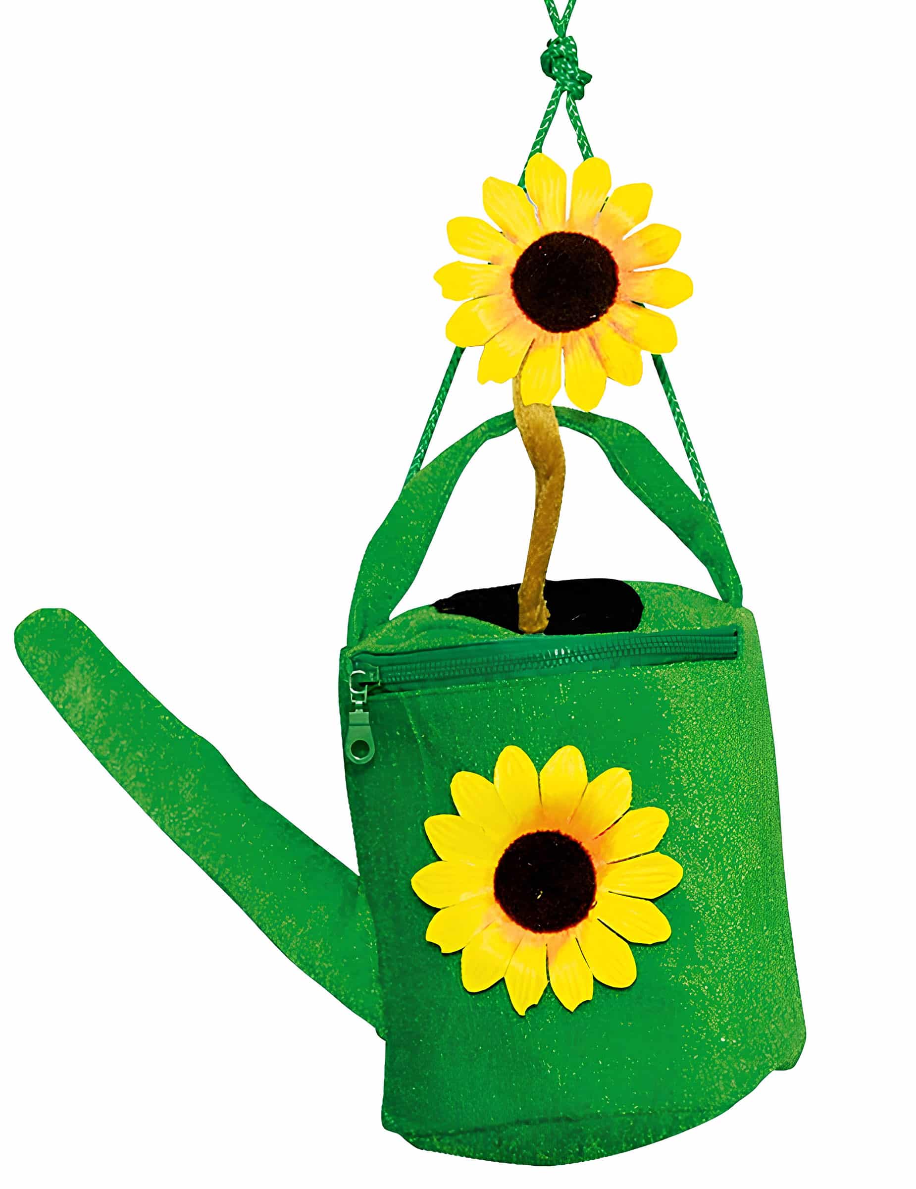 Gießkanne Tasche Sonnenblume für Erwachsene grün