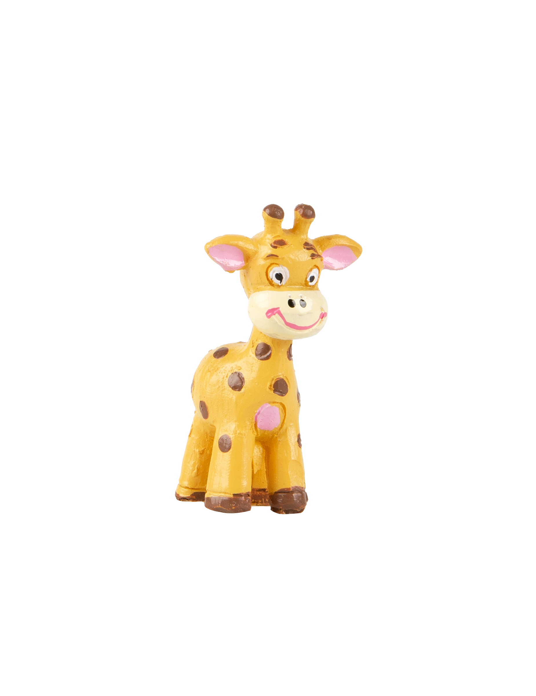 Giraffen-Figur aus Harz 3 cm x 3 cm Safari-Motto