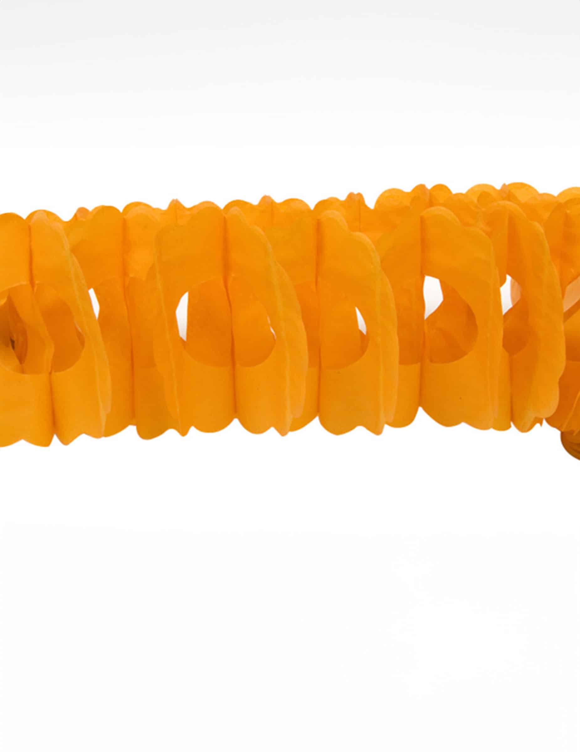 Girlande Geburtstagsparty-Deko orange 15cmx4m