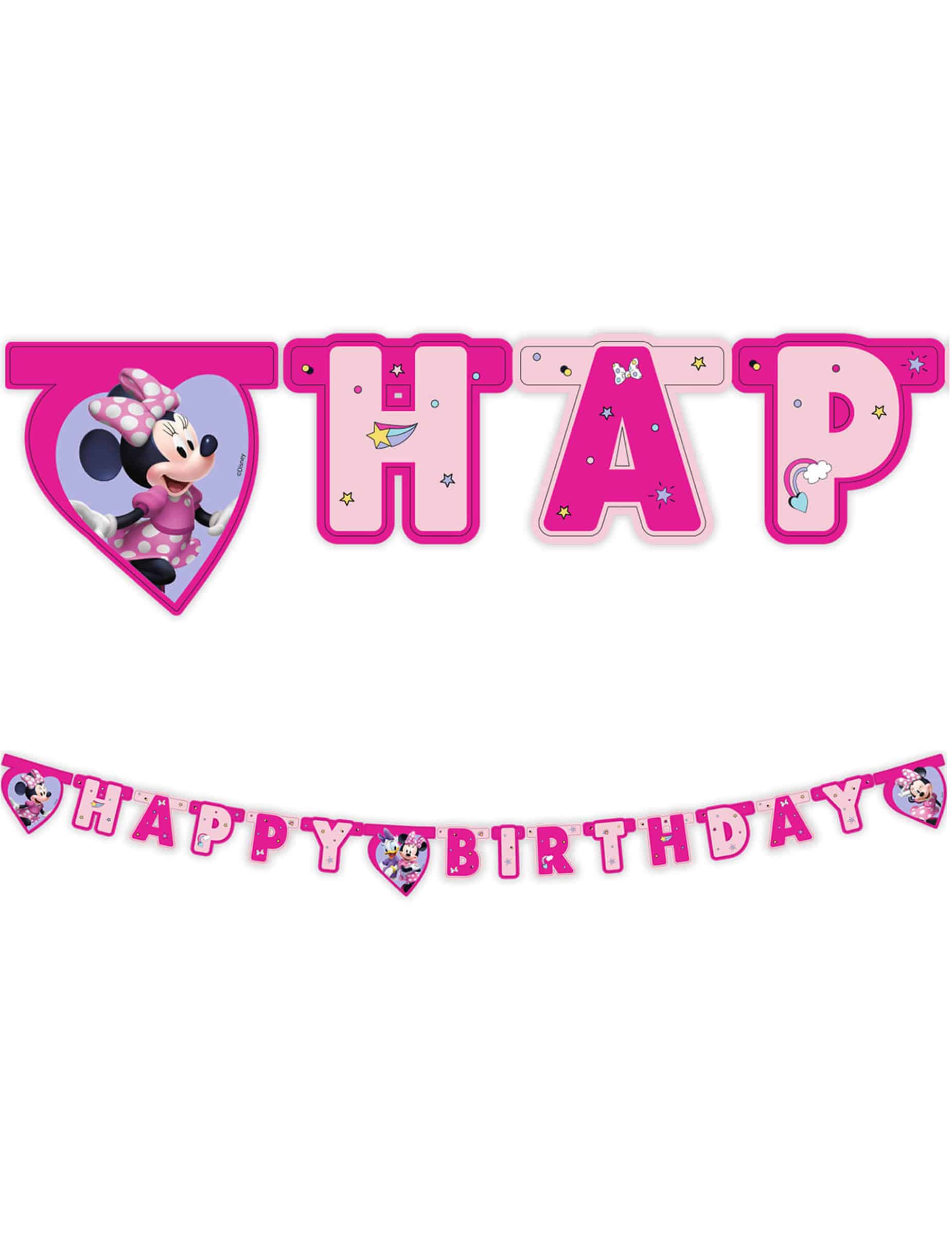 Girlande Happy Birthday Minnie