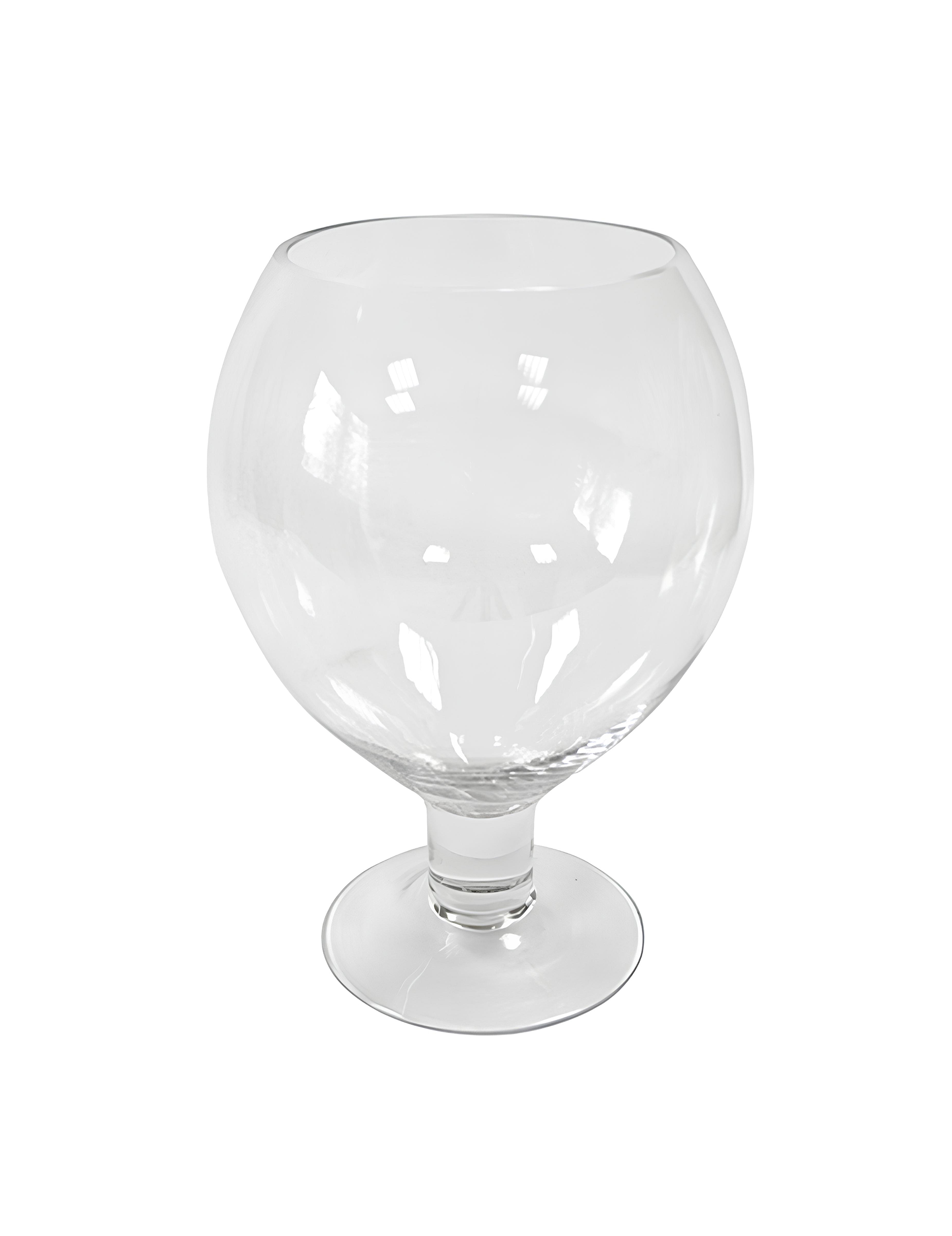 Glas-Ballon-Vase 18 x 25 cm auf Standfuß