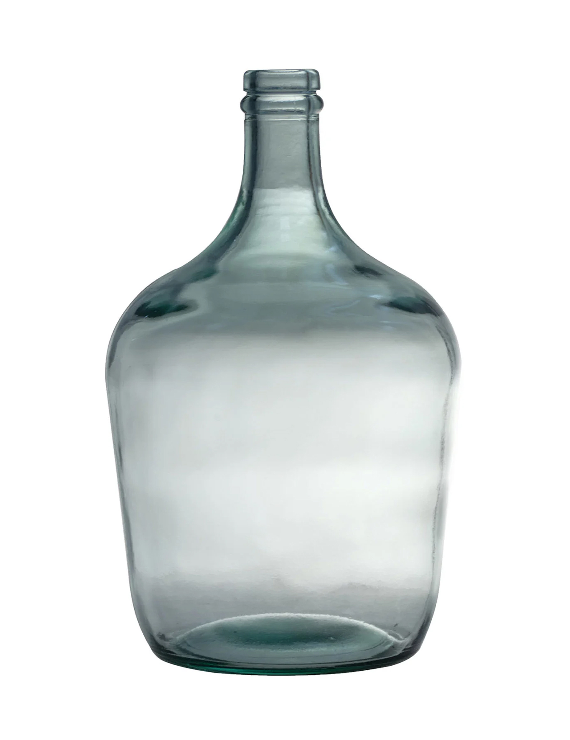 Glasballon Dame Jeanne 4 l 18 x 30 cm blau