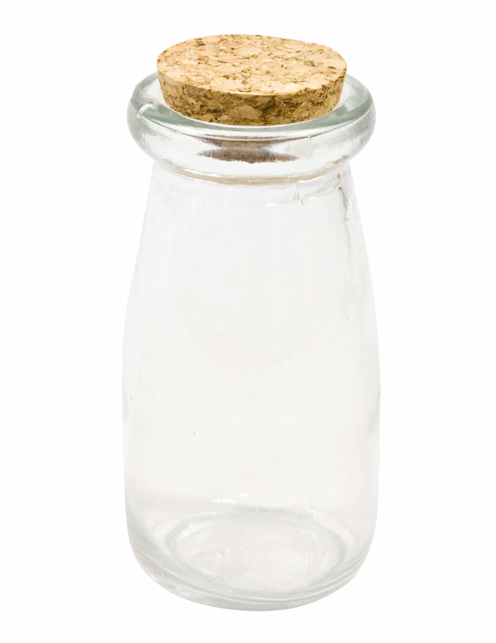 Glasflasche mit Korkverschluss 9