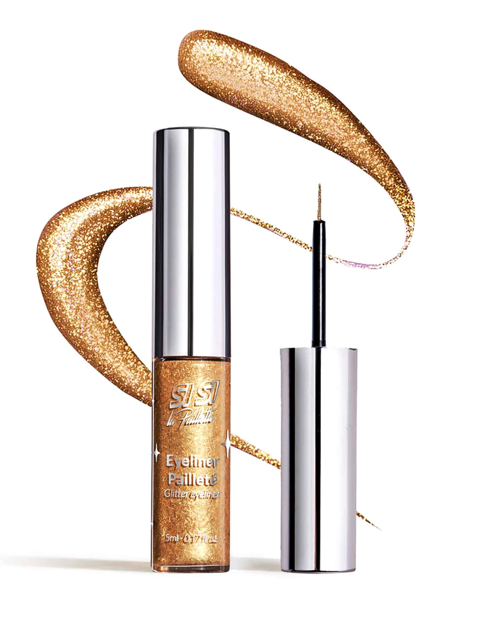 Glitzer-Eyeliner Metallic Gold Si si la paillette