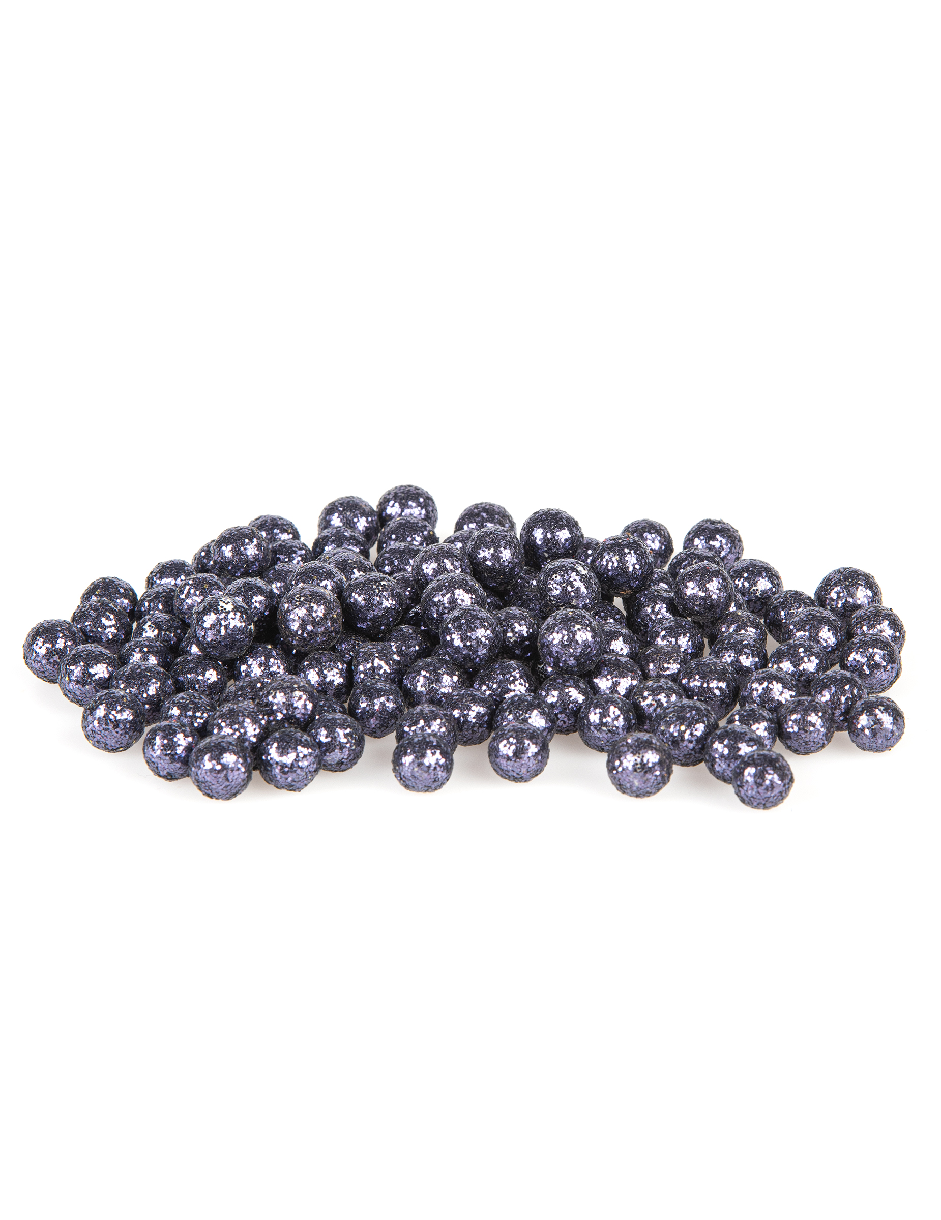 Glitzernde Mini-Kugeln Dunkelblau 8 mm 10 g Tischdeko