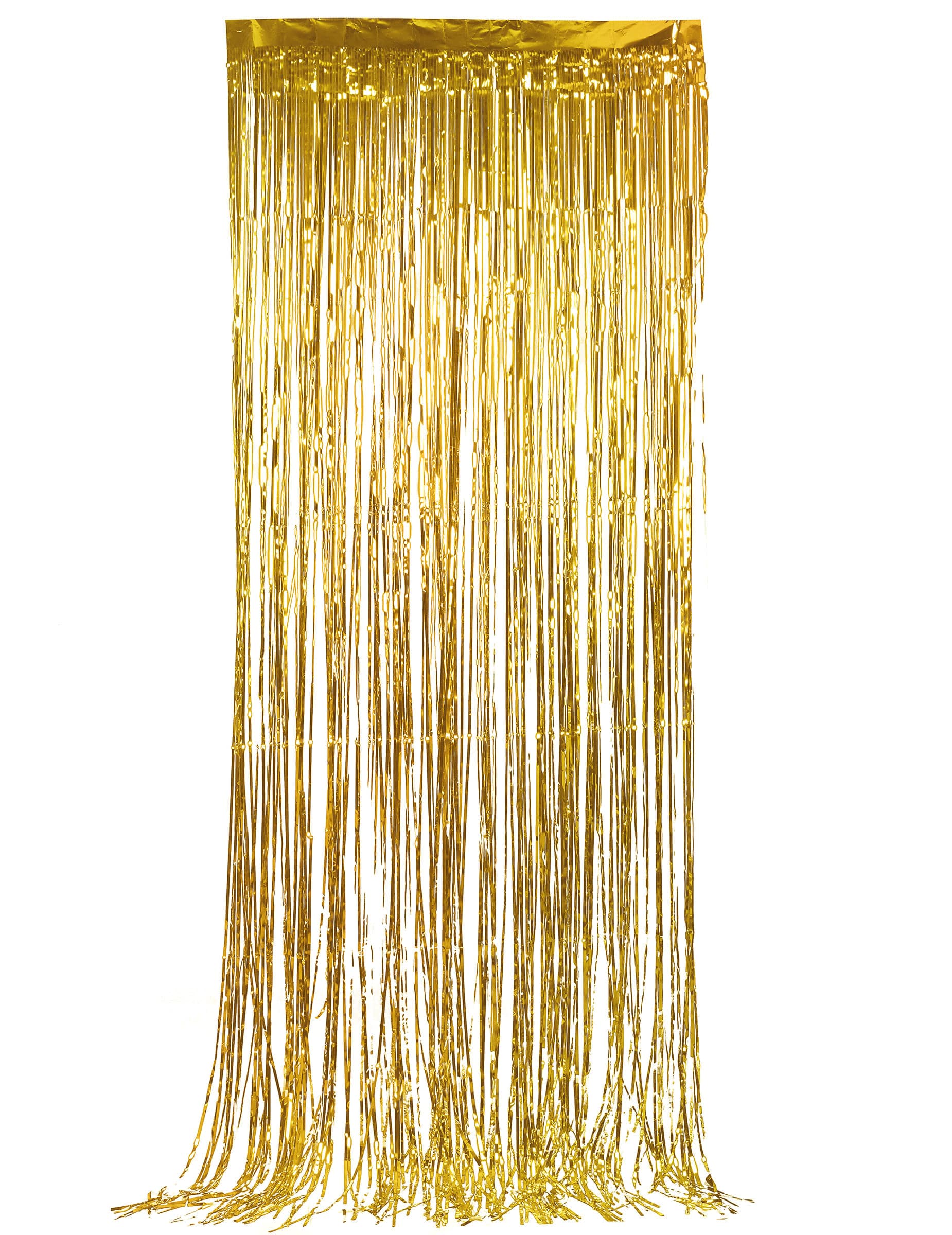 Glitzervorhang Deko-Vorhang gold