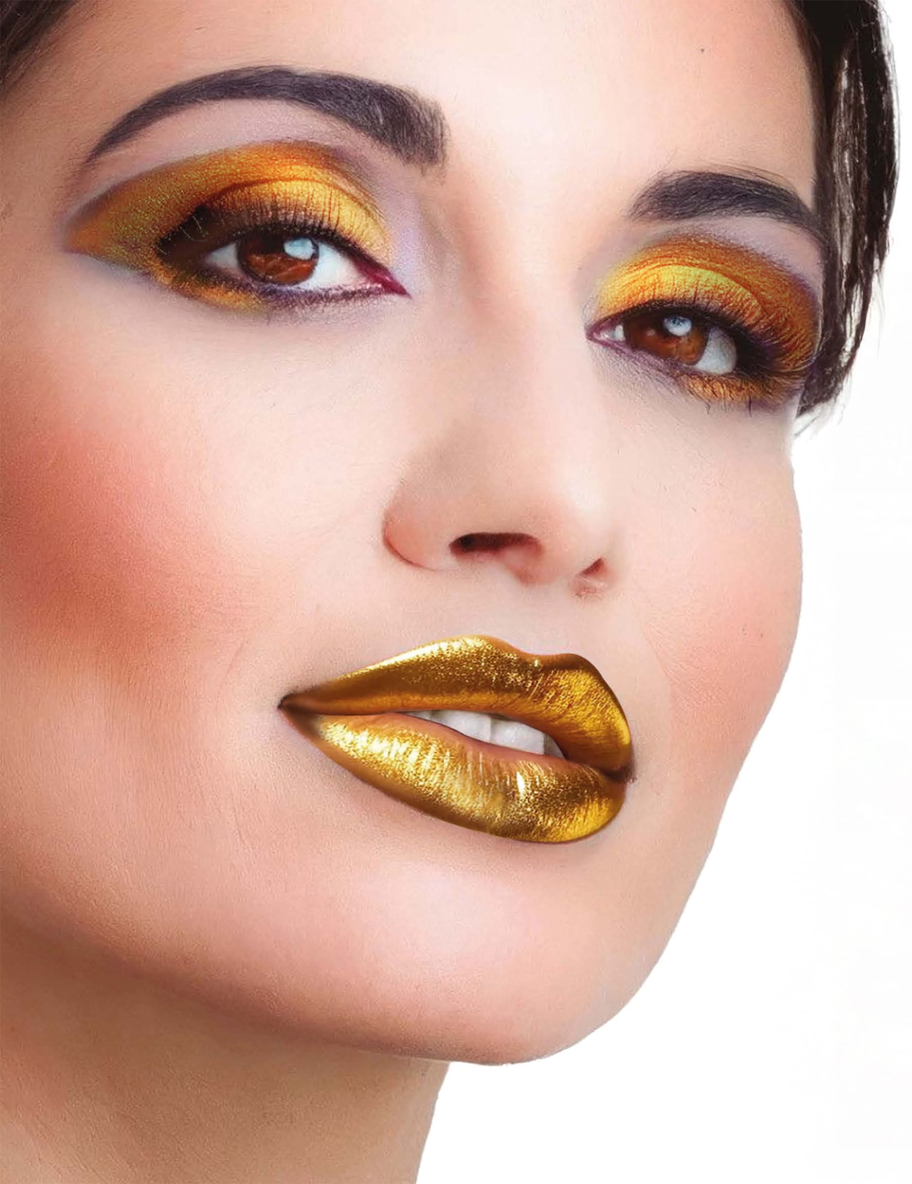 Goldener Lippenstift