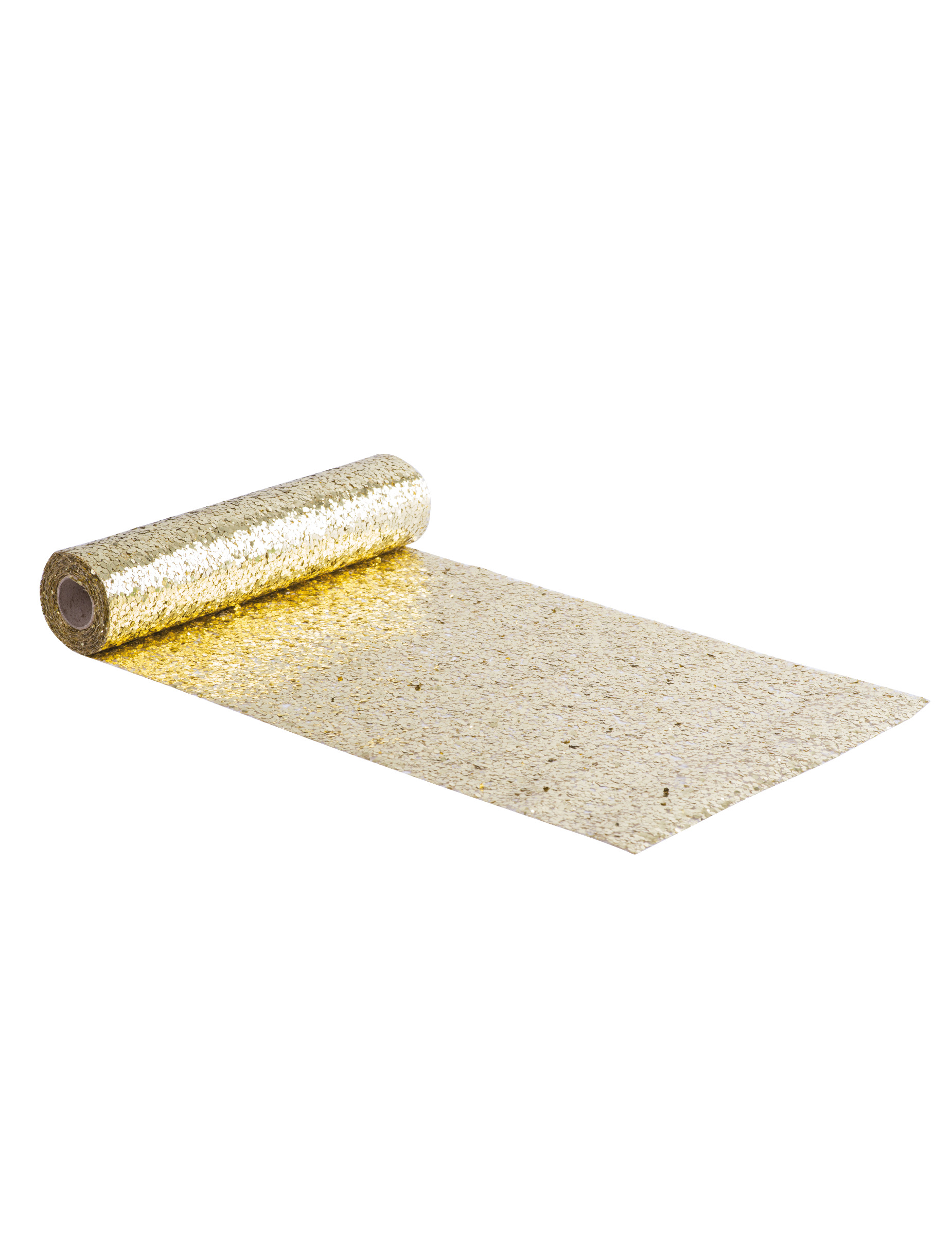 Goldener Pailletten-Tischläufer 28 cm x 3 m - schick + glänzend