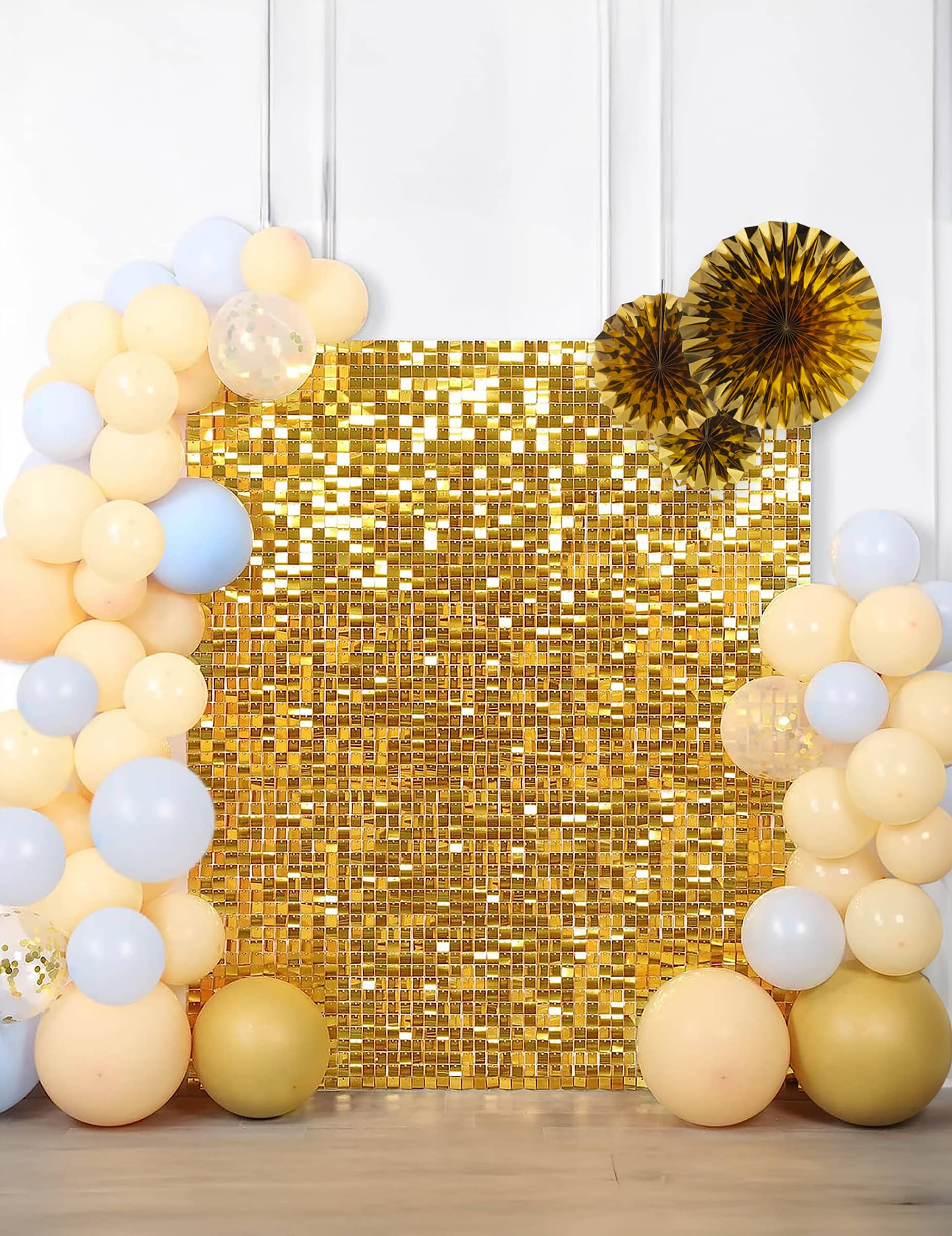 Goldenes Wandpanel 30 x 30 cm