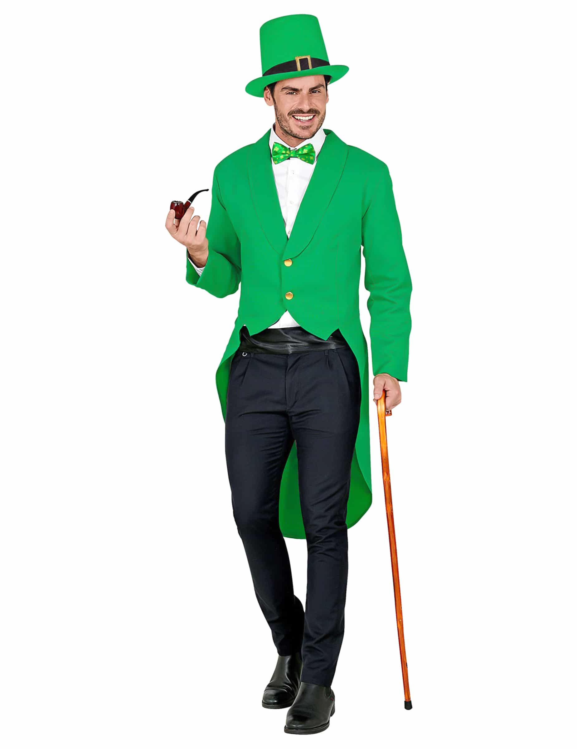Grüner Frack Saint Patrick Herren