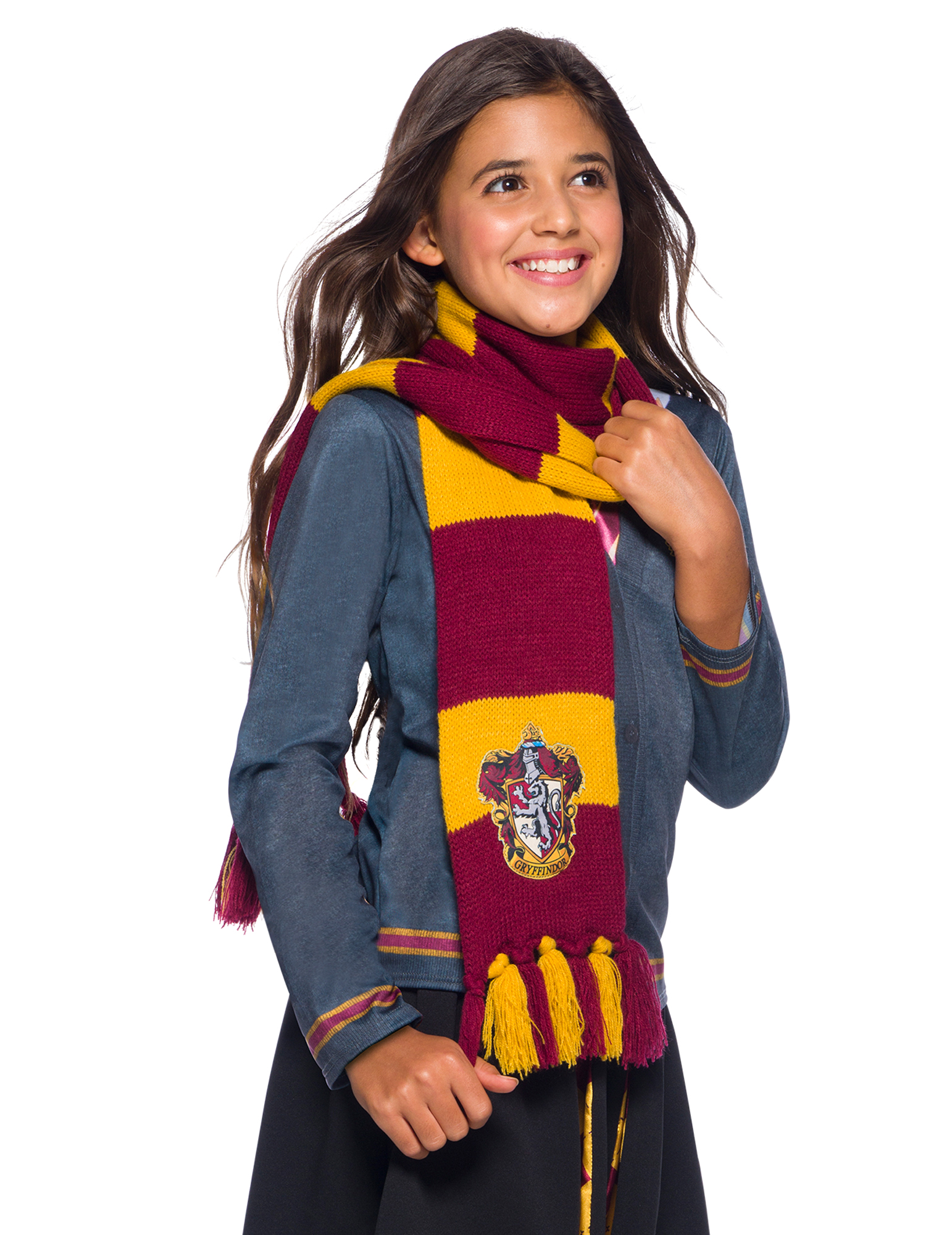 Gryffindor-Schal Deluxe Harry Potter-Accessoire rot-gelb