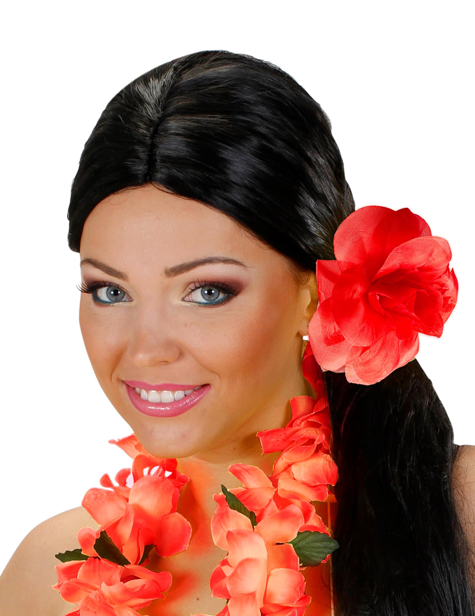 Haargummi Blume Rot für Erwachsene