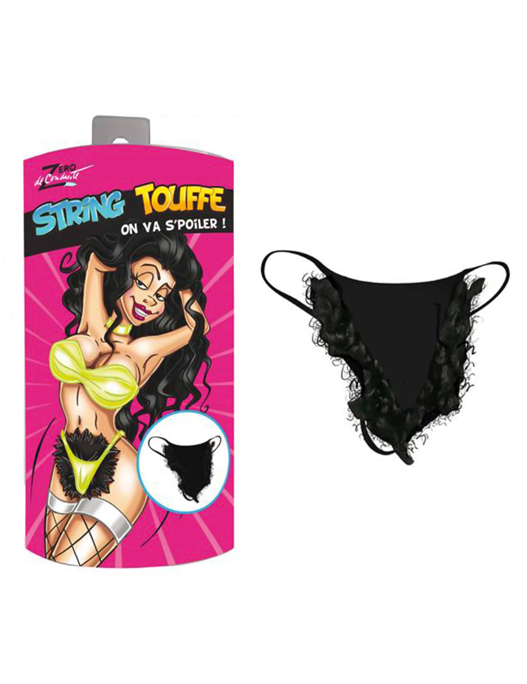 Haariger Tanga mit Toupet - für den ultimativen Humor-Effekt!
