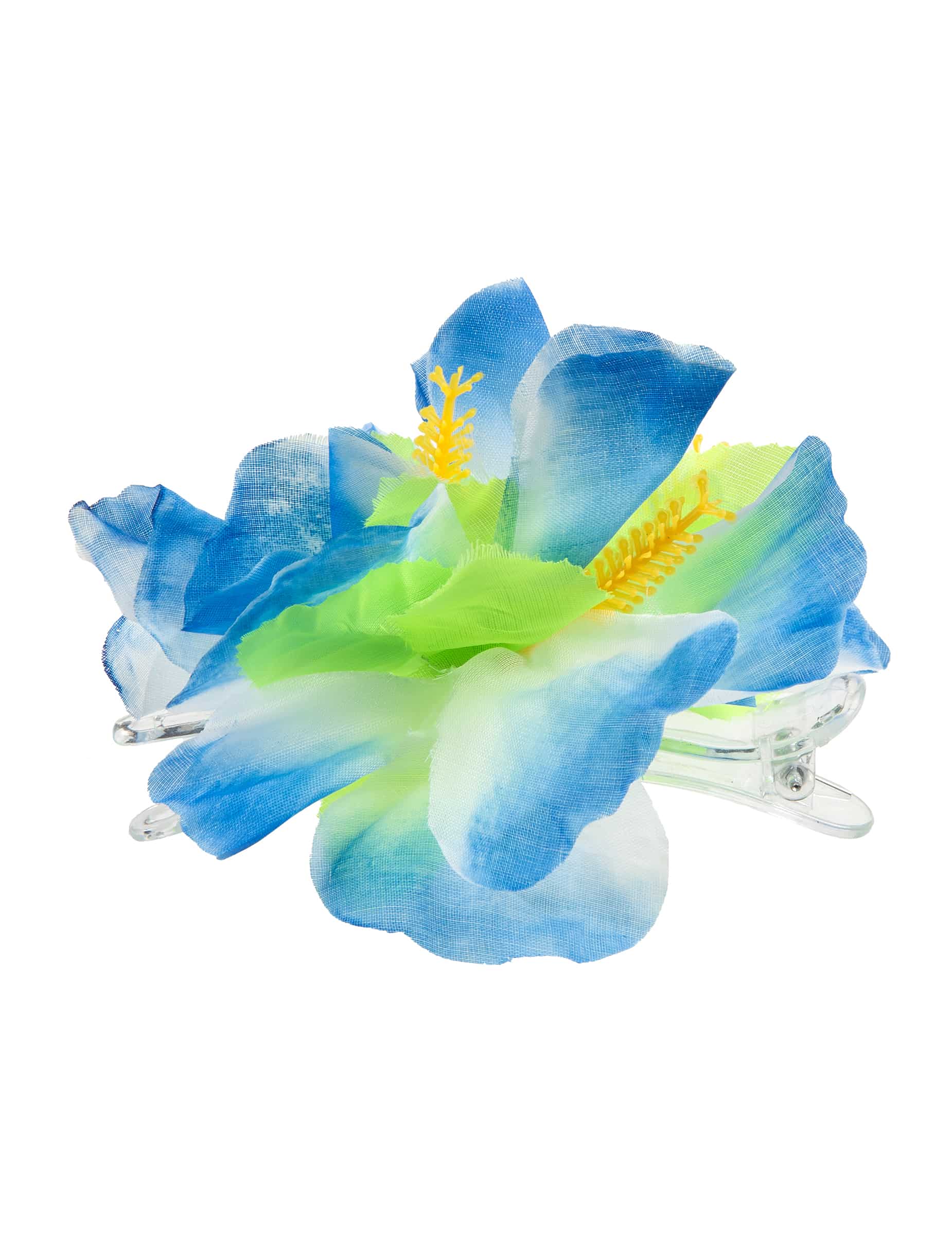 Haarklammer Hawaii-Blüte blau