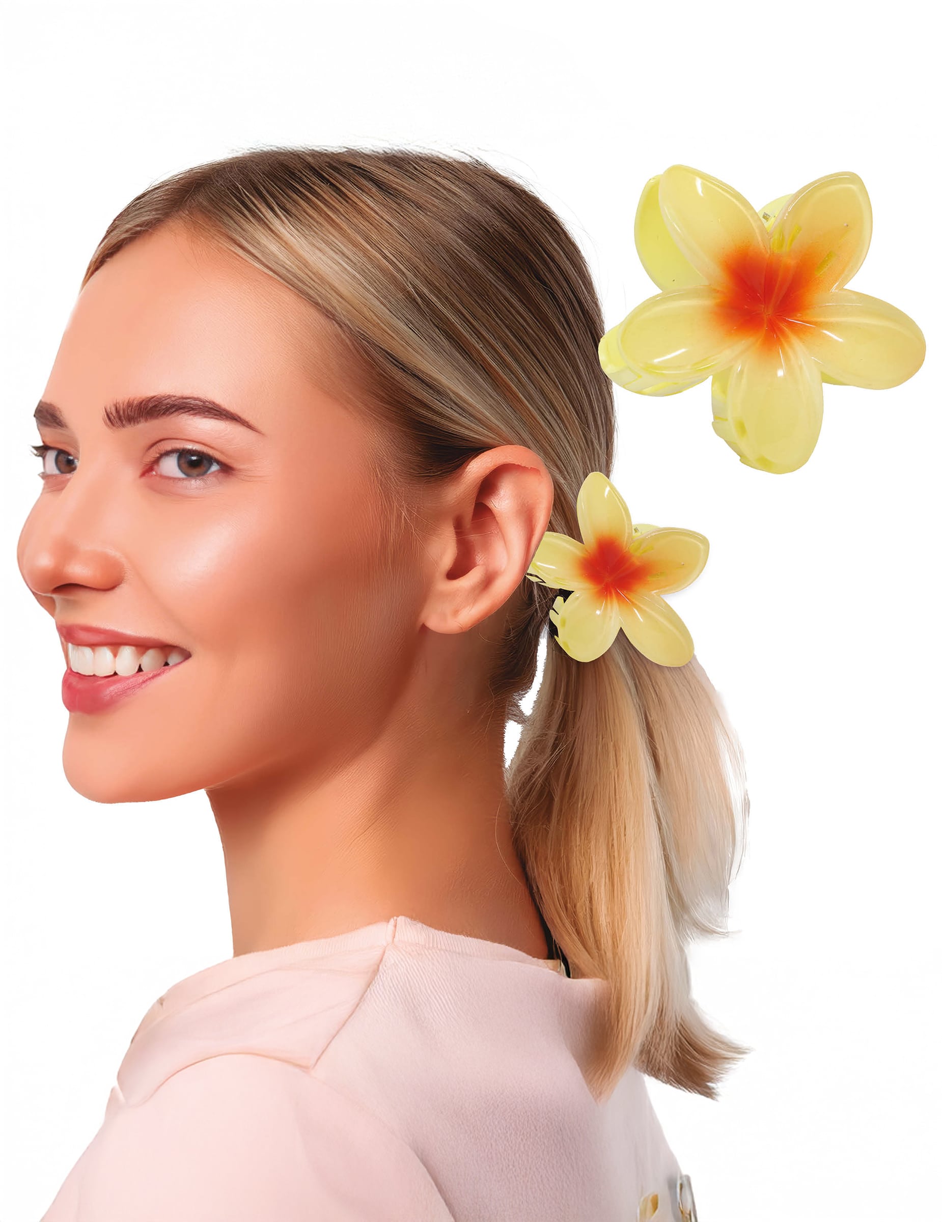 Haarspange Hawaii-Blume für Erwachsene