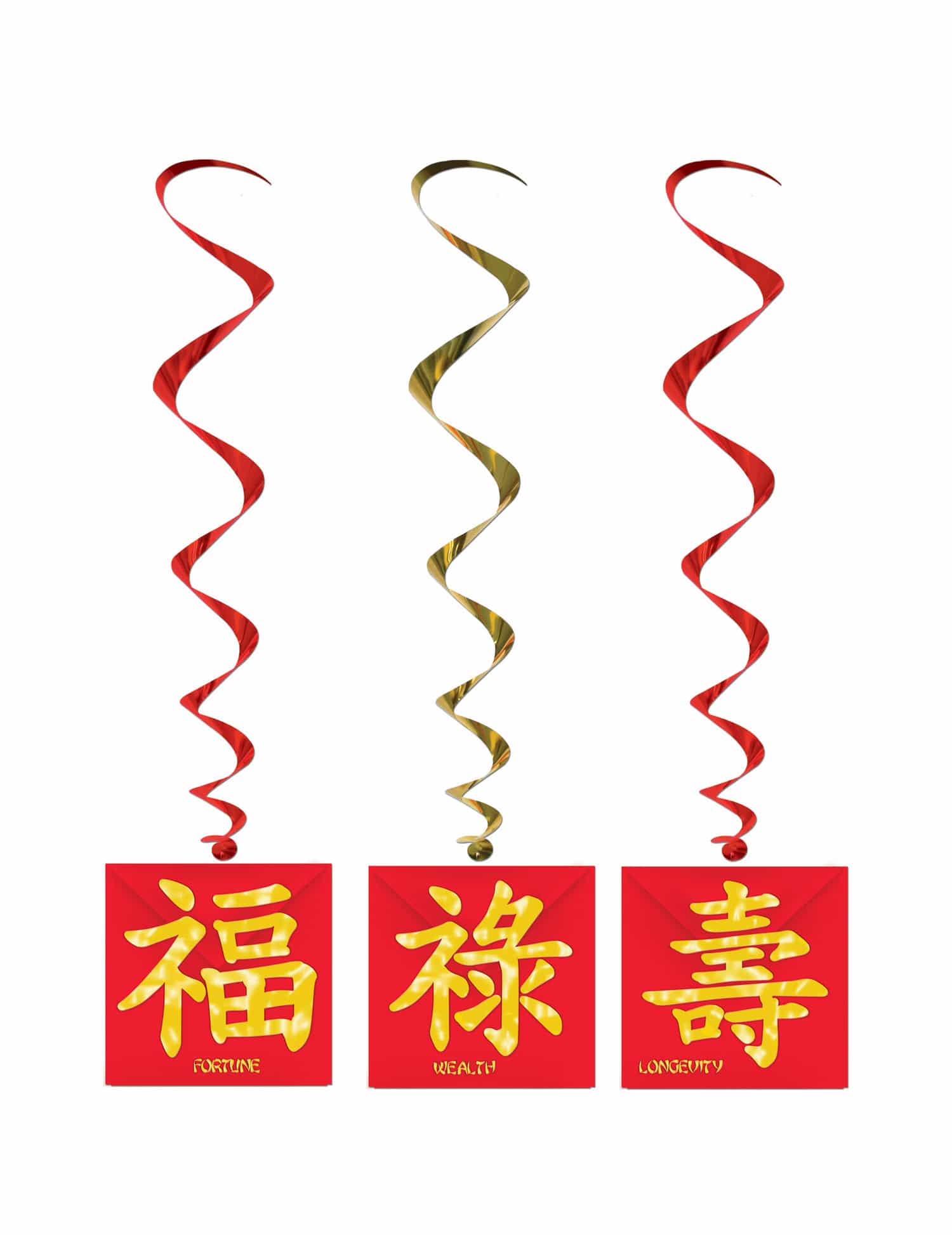 Hängedekorationen Chinesisches Neujahr 3 Stück