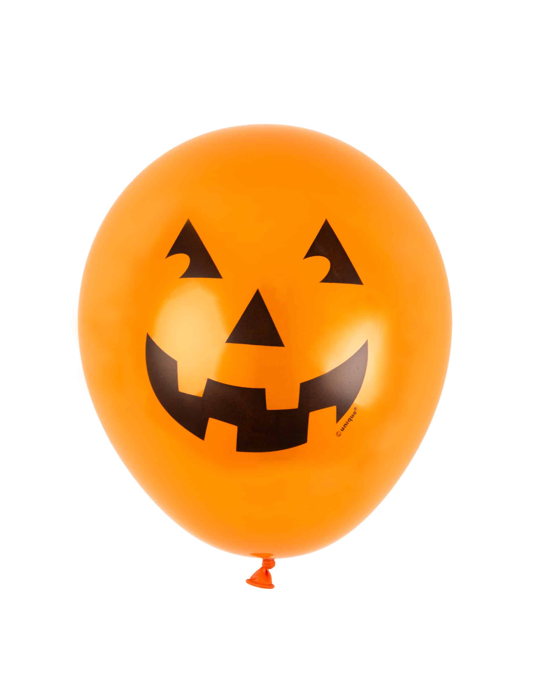 Halloween-Luftballons Lächelnde Kürbisse 10 Stück